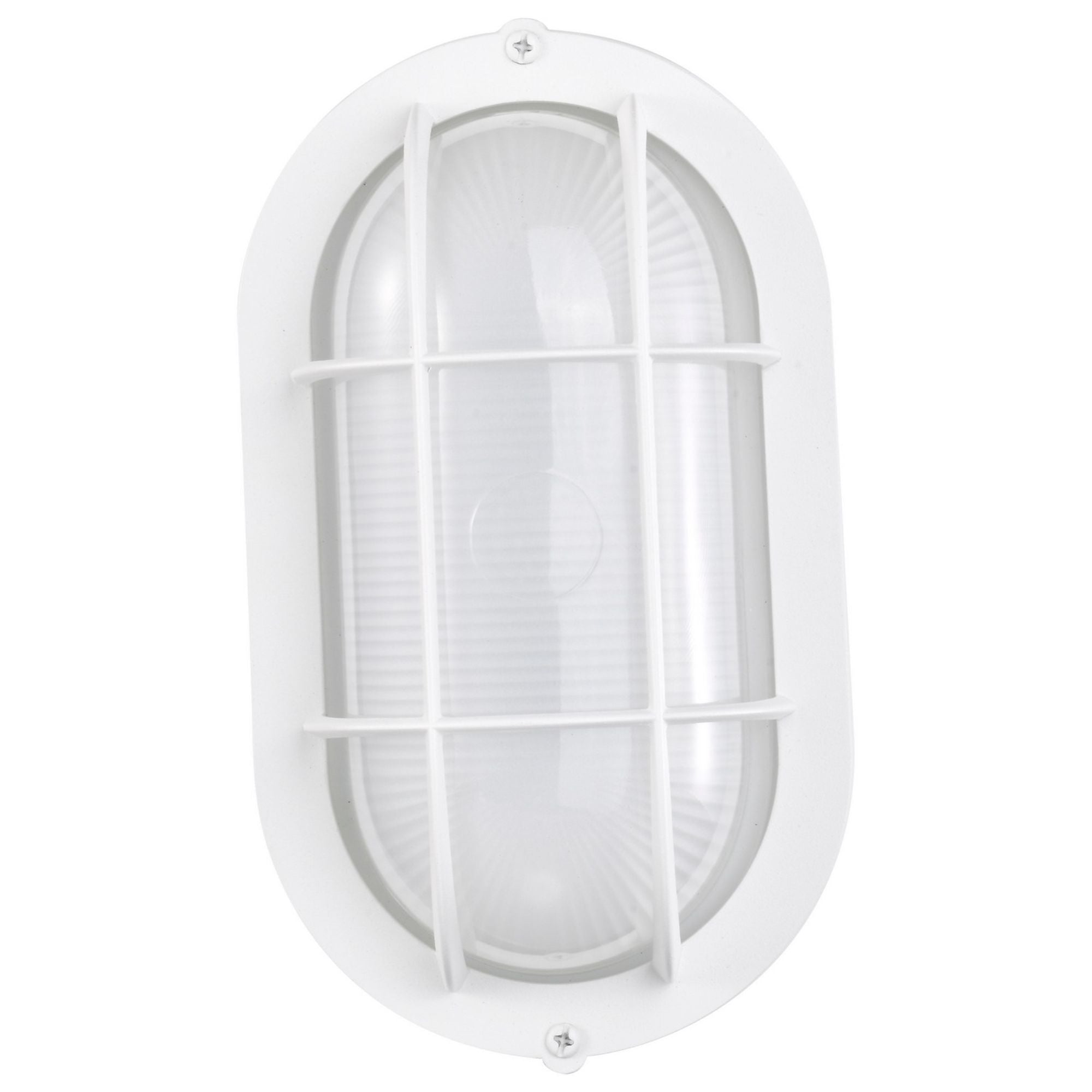 8.5" LED Oval Bulk Head, 800 Lm, 3000K, White - Bees Lighting