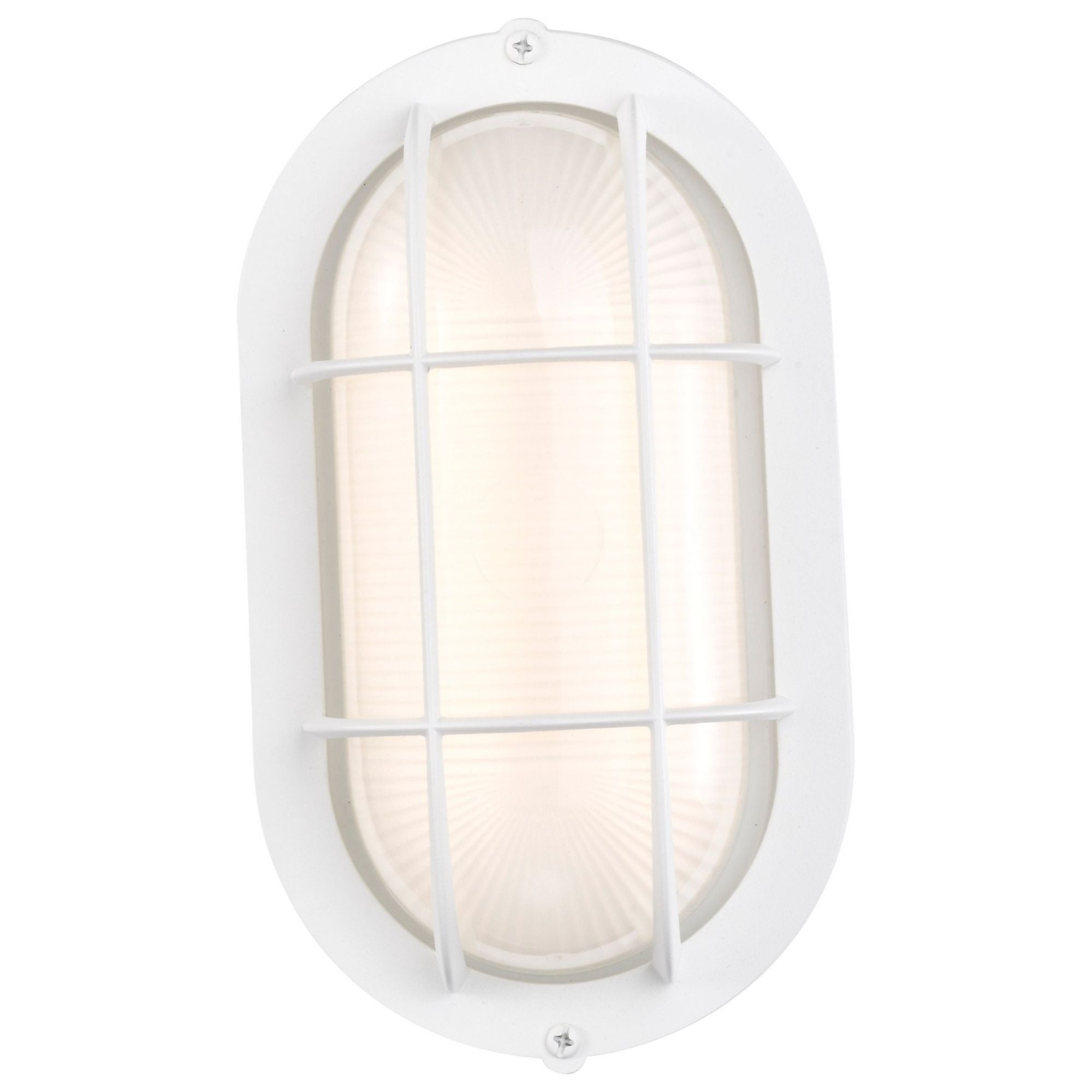 8.5" LED Oval Bulk Head, 800 Lm, 3000K, White - Bees Lighting
