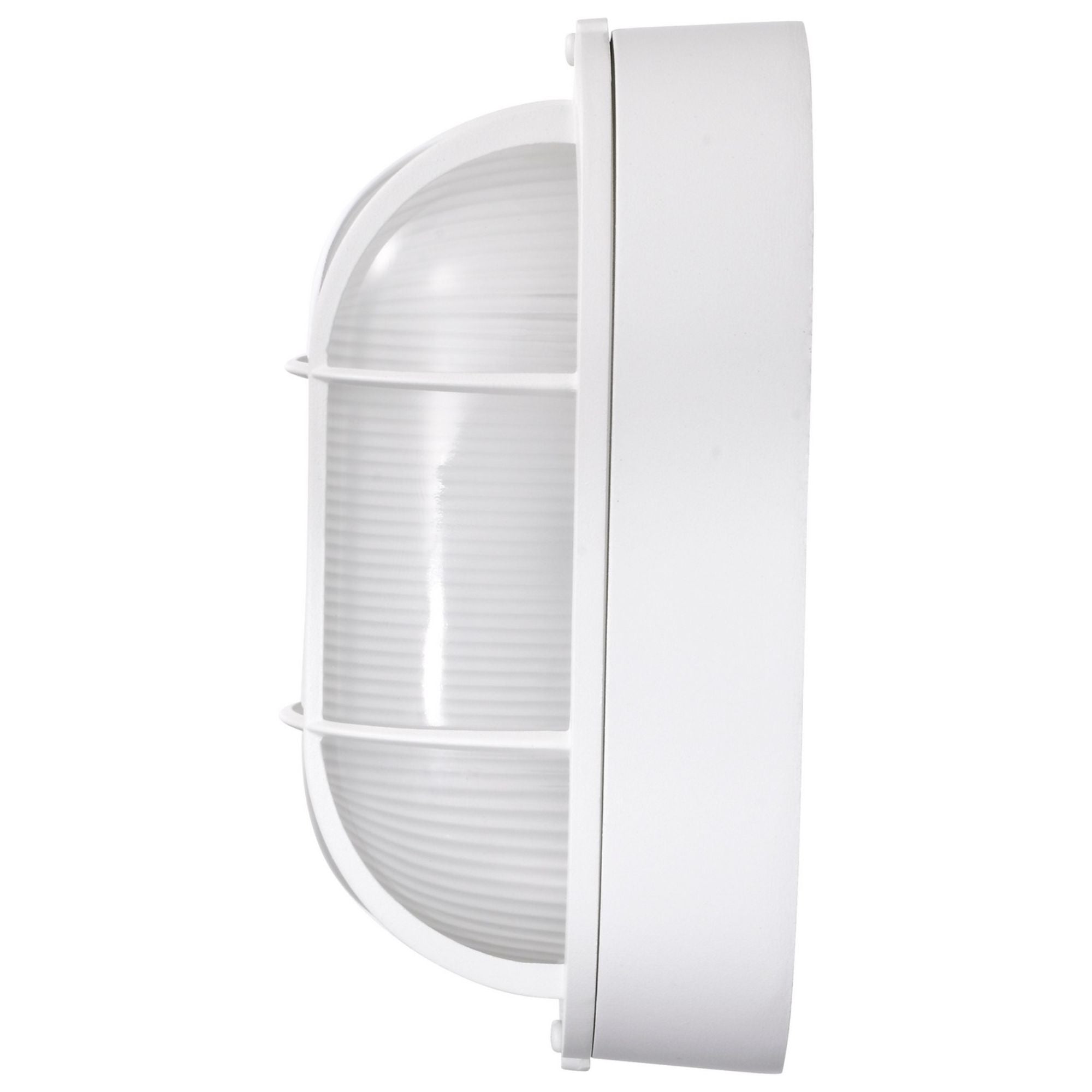8.5" LED Oval Bulk Head, 800 Lm, 3000K, White - Bees Lighting