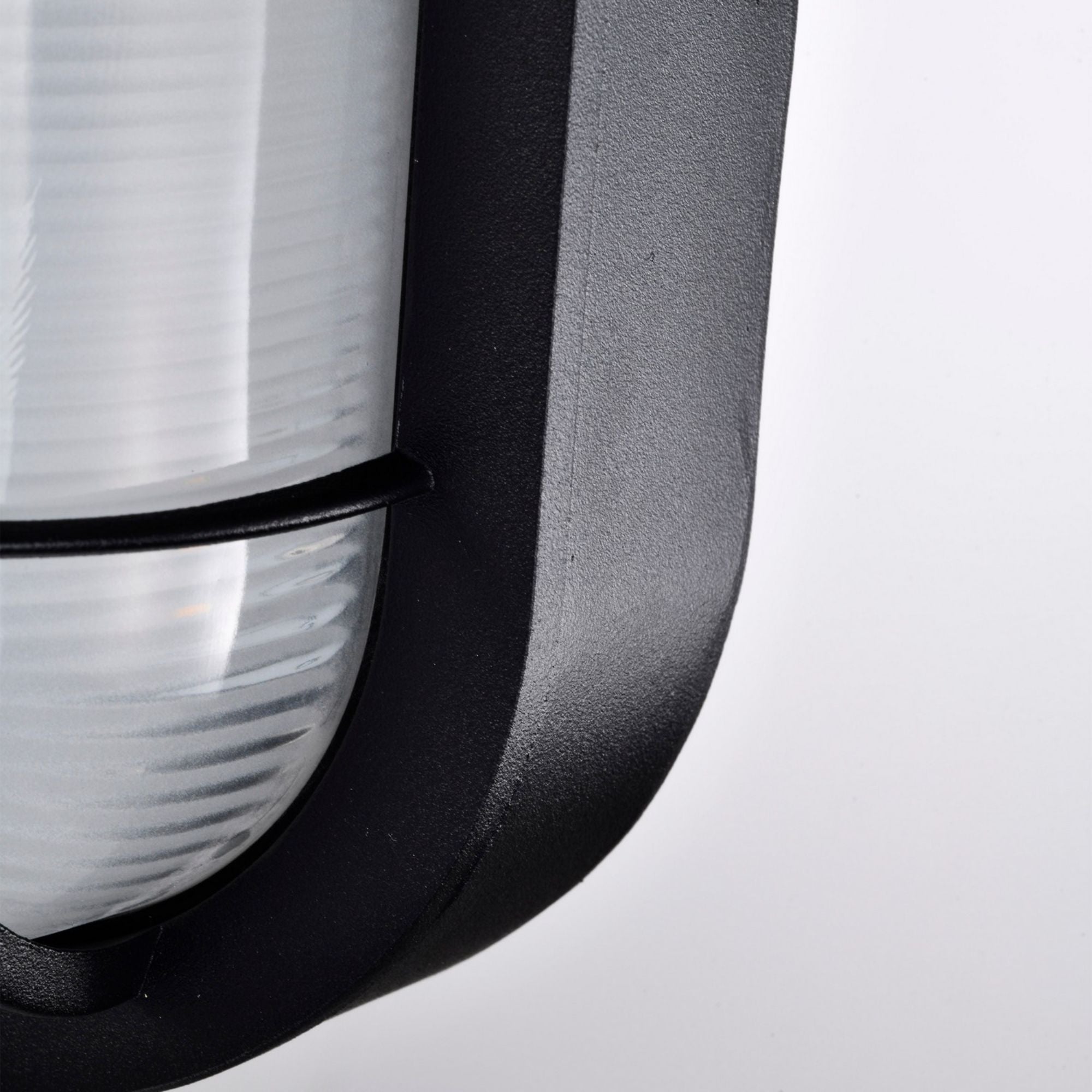 8.5" LED Oval Bulk Head Light, 800 Lm, 3000K, Black - Bees Lighting