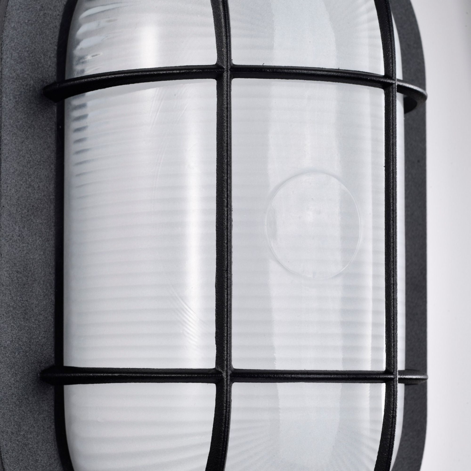 8.5" LED Oval Bulk Head Light, 800 Lm, 3000K, Black - Bees Lighting