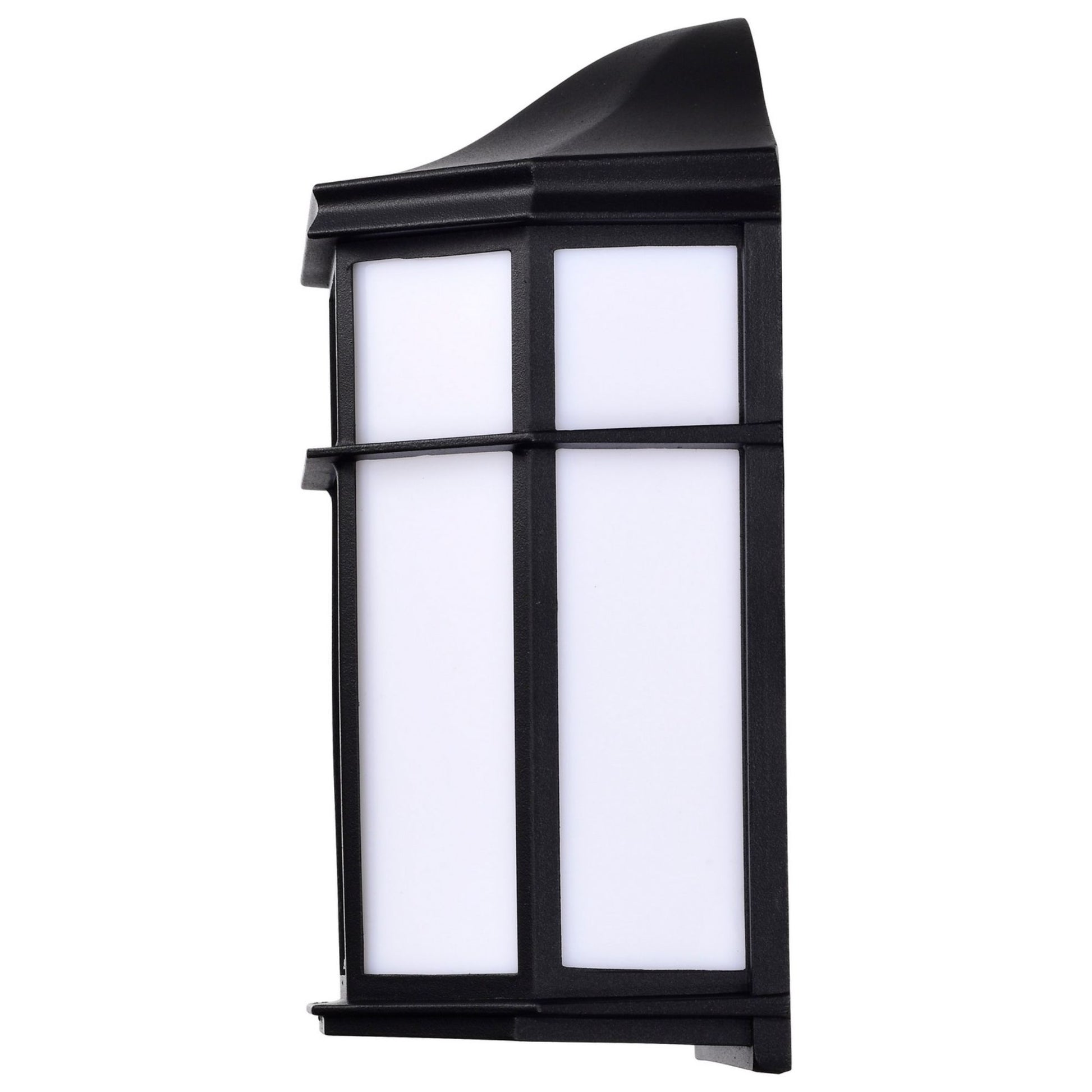 10" LED Cage Wall Lantern, 600 Lm, 3000K, Black - Bees Lighting