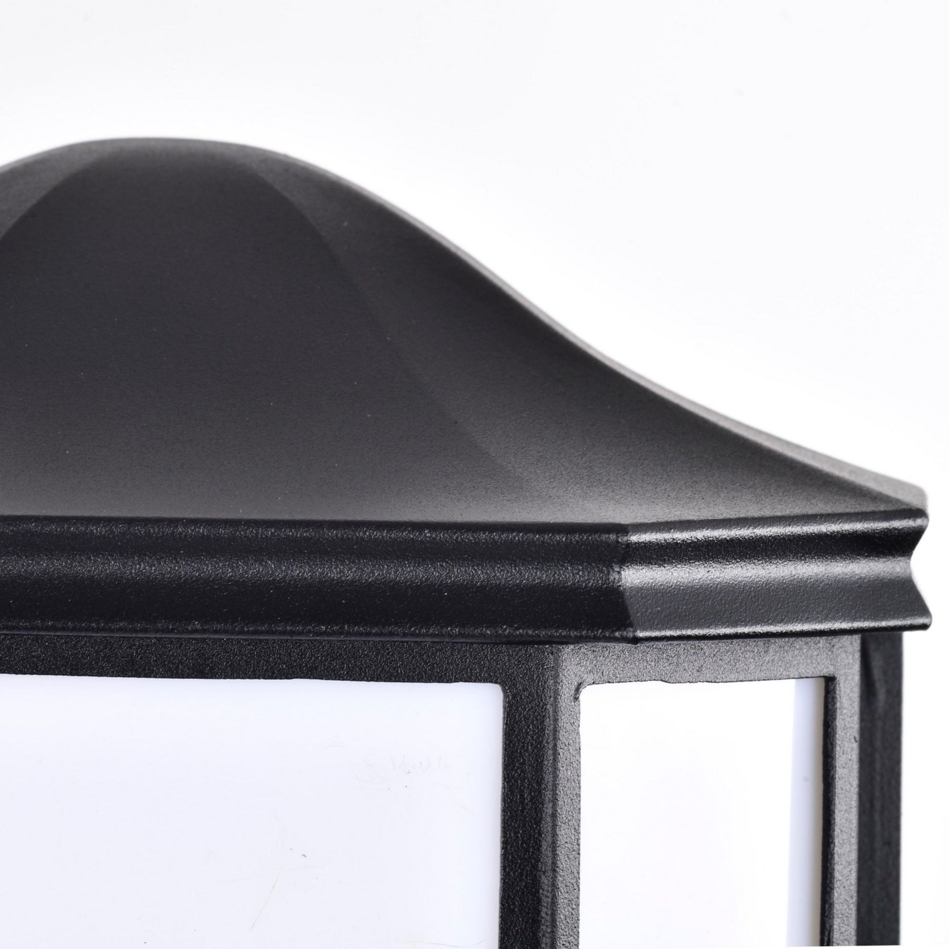 10" LED Cage Wall Lantern, 600 Lm, 3000K, Black - Bees Lighting