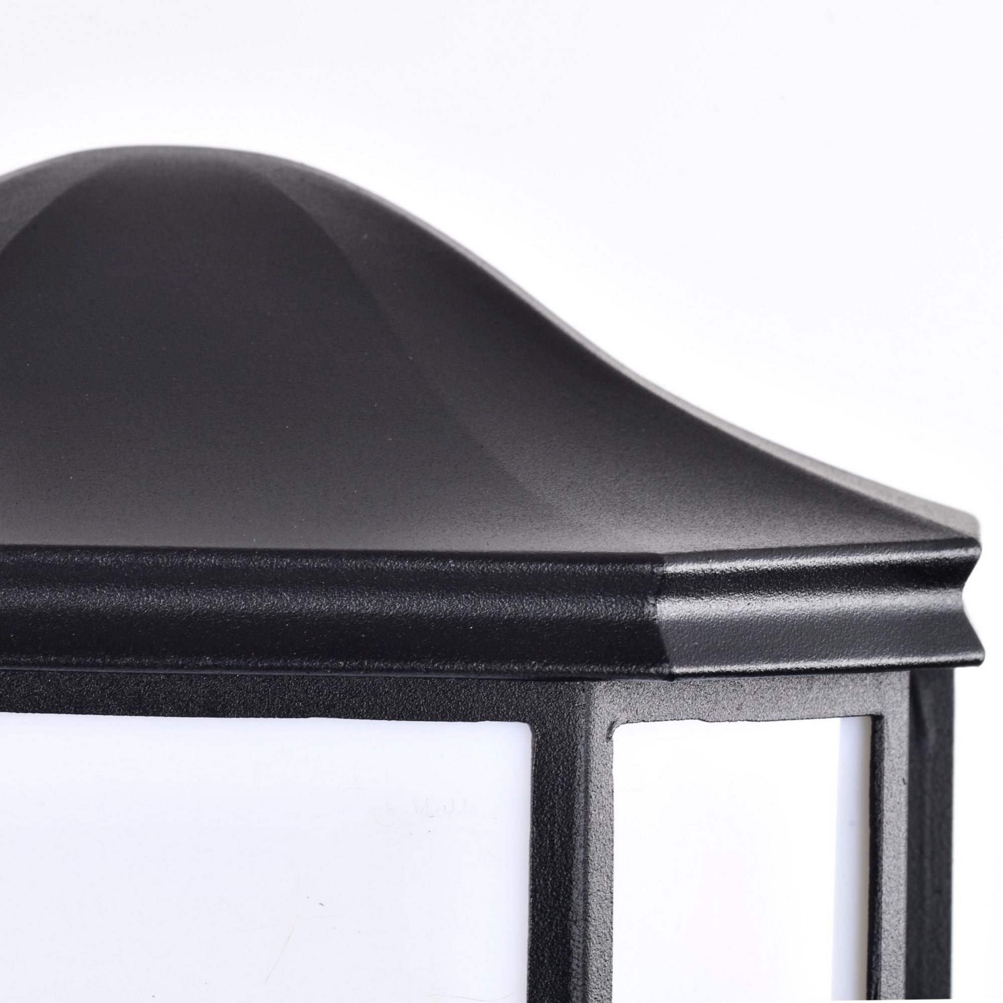 10" LED Cage Wall Lantern, 600 Lm, 3000K, Black - Bees Lighting