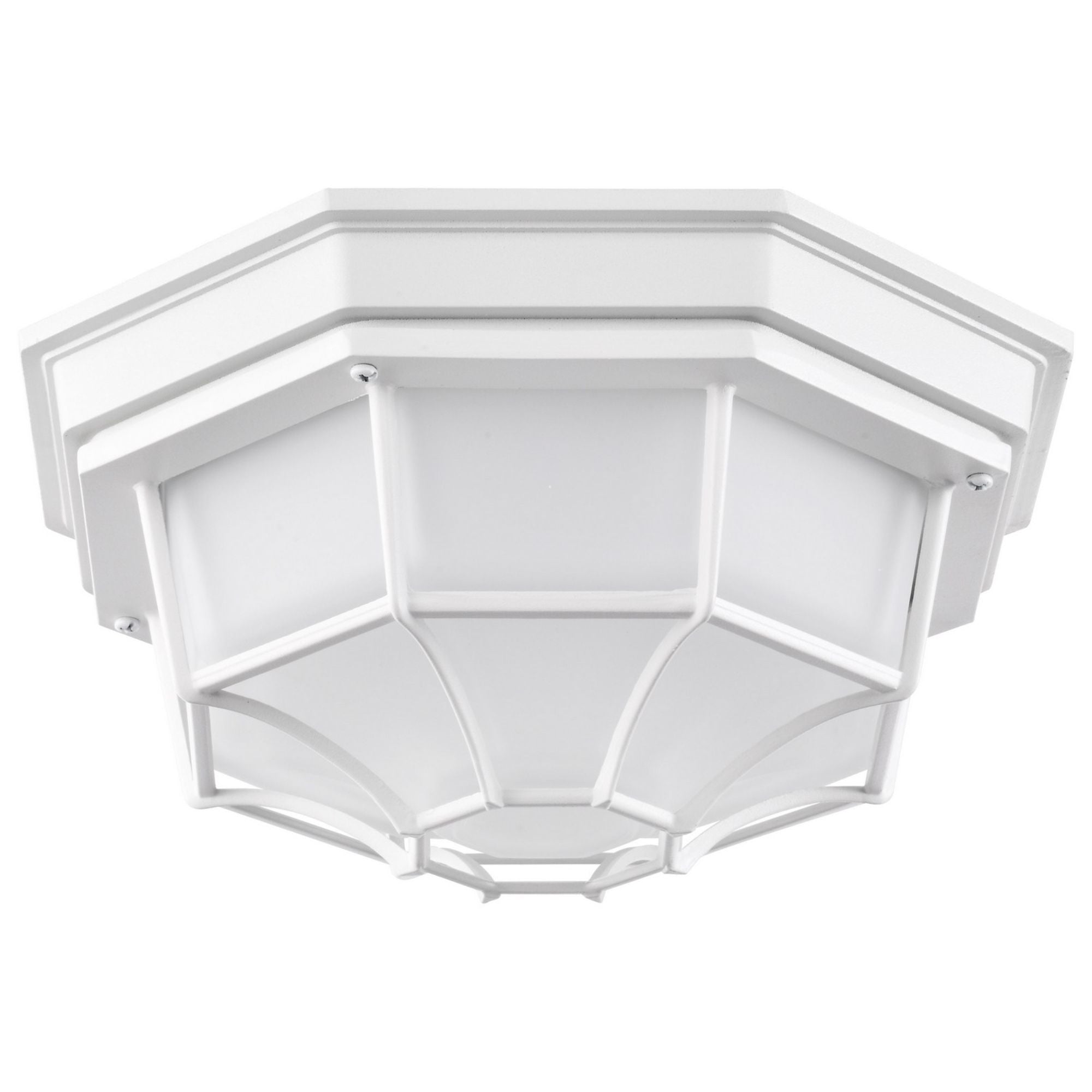 11" LED Ceiling Spider Cage Fixture, 1100 Lm, 3000K, White