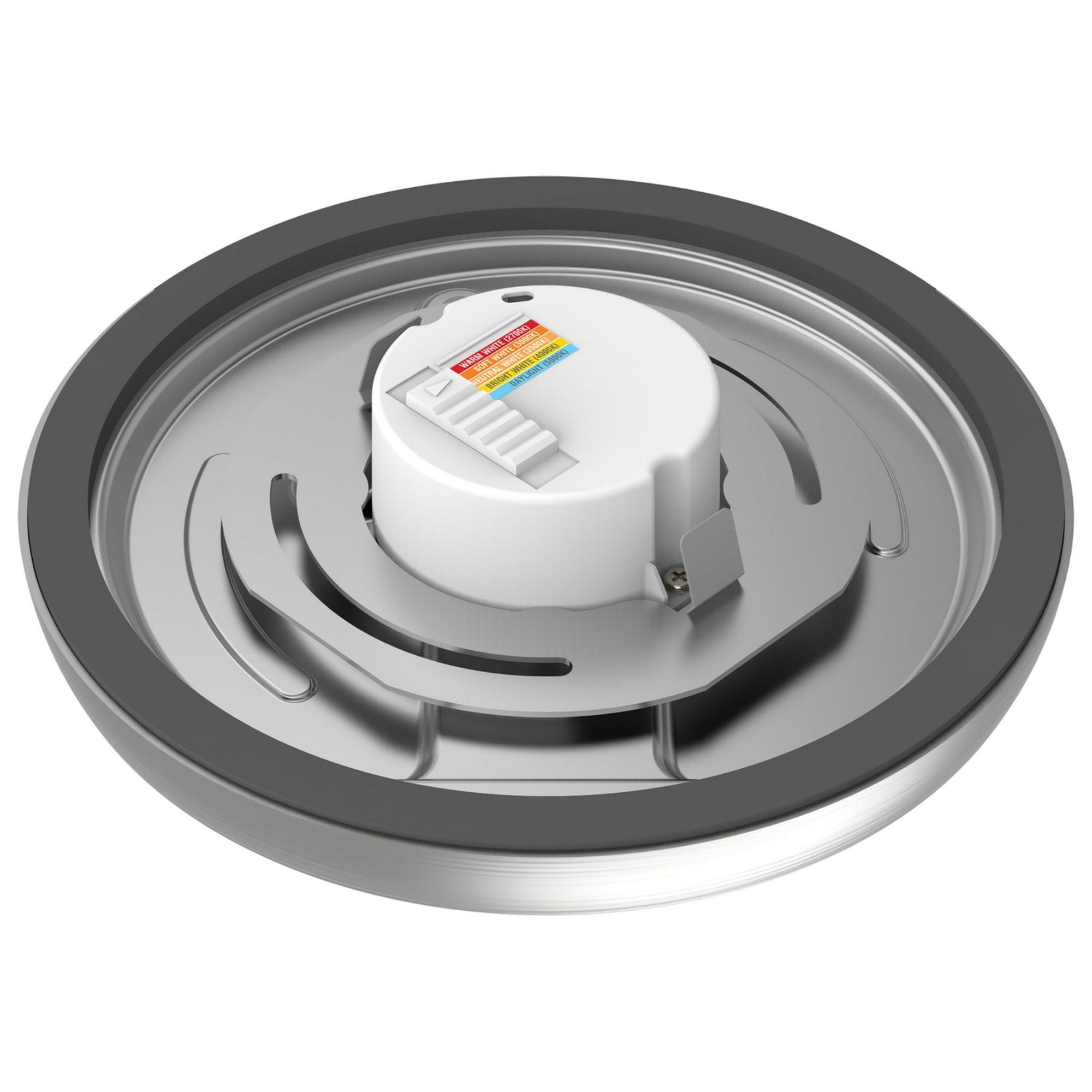 Blink 7" LED Round Disk Light, 11W, 5CCT, Brushed Nickel Finish - Bees Lighting