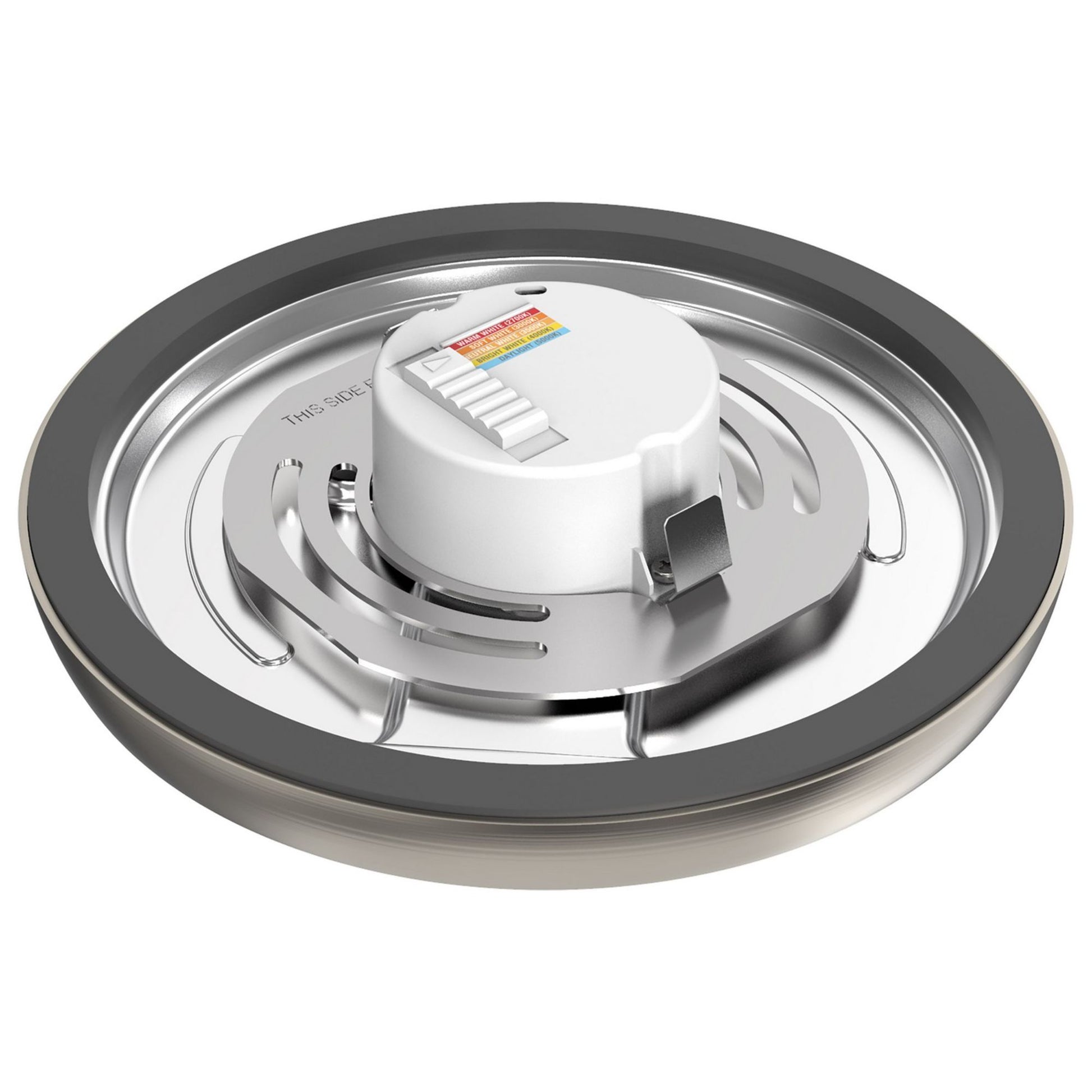 Blink 7" LED Round Disk Light, 11W, 5CCT, Brushed Nickel Finish - Bees Lighting