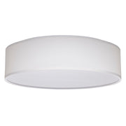 15 in. Fabric Drum Selectable CCT LED Flush Mount Ceiling Light, Acrylic Diffuser - Bees Lighting