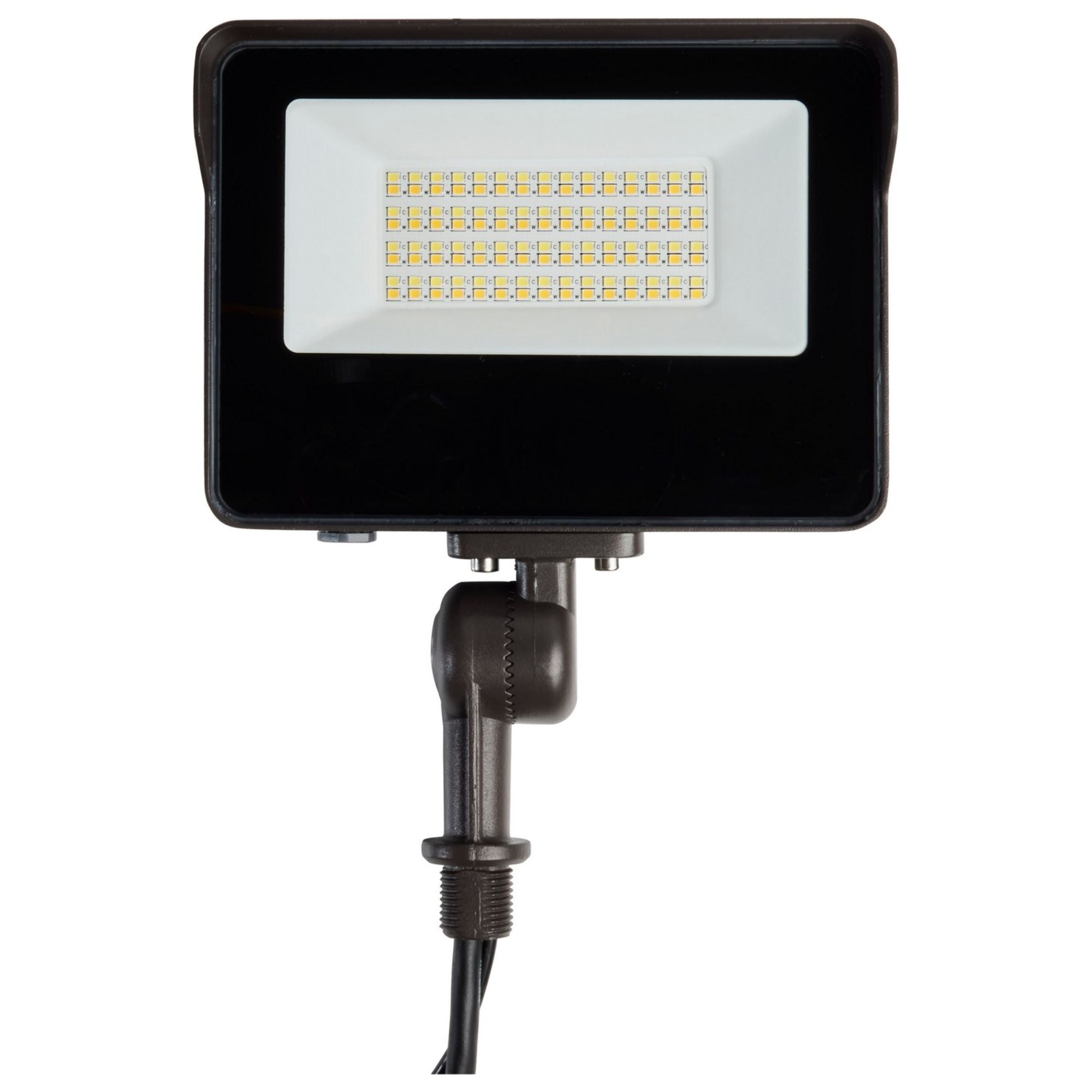 LED Flood Light, 35W, 5000 Lumens, 30K/40K/50K, 120-347V, Knuckle