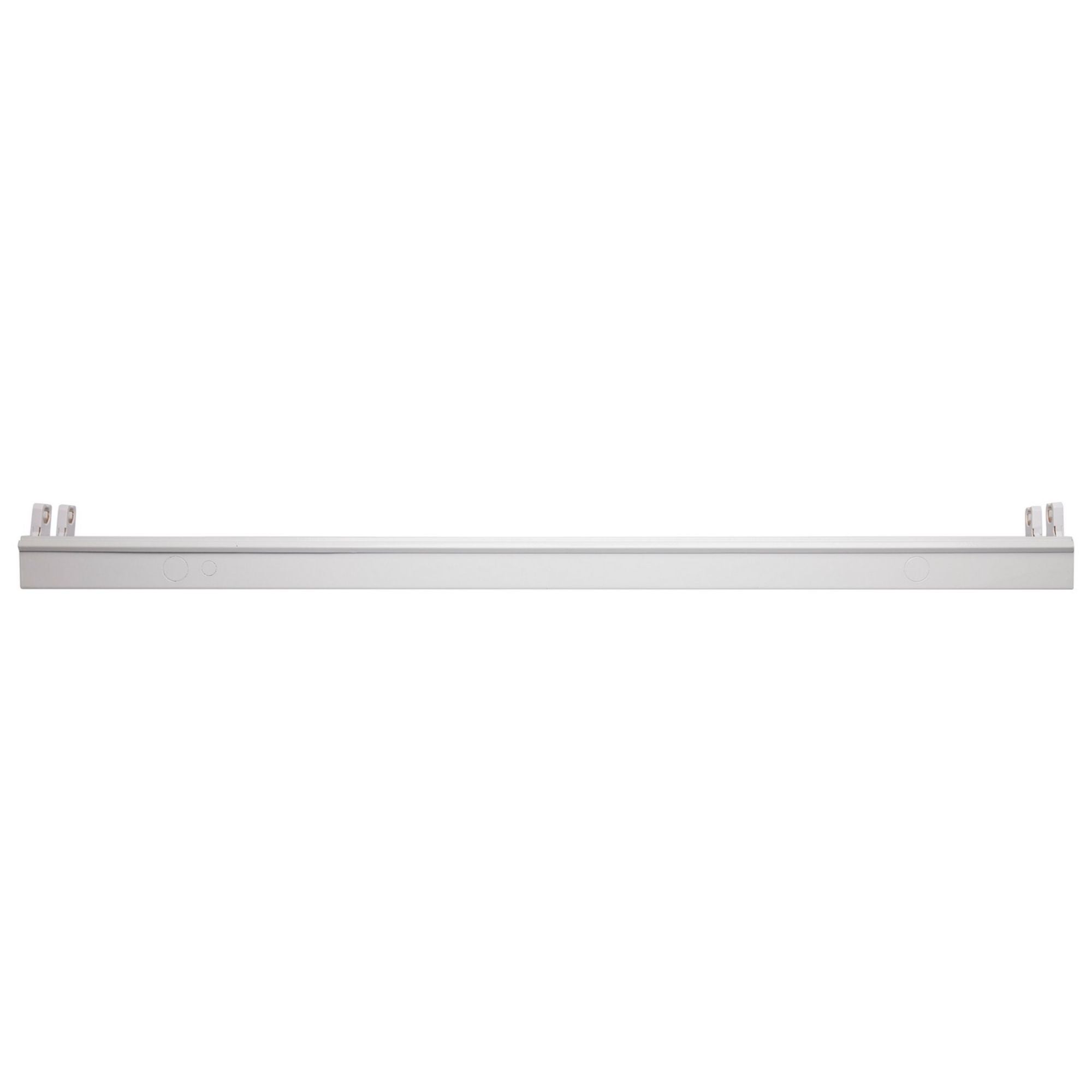 Satco|Nuvo 65-911 3-Foot Dual T8 Lamp Ready Fixture 120-347V Surface/Suspension Mount White Finish