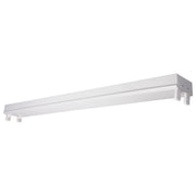 Satco|Nuvo 65-911 3-Foot Dual T8 Lamp Ready Fixture 120-347V Surface/Suspension Mount White Finish