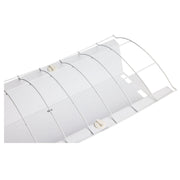 Satco|Nuvo 65-917 3-Foot Add-On Wire Guard for Dual T8 Lamp Ready Fixture Steel White Finish