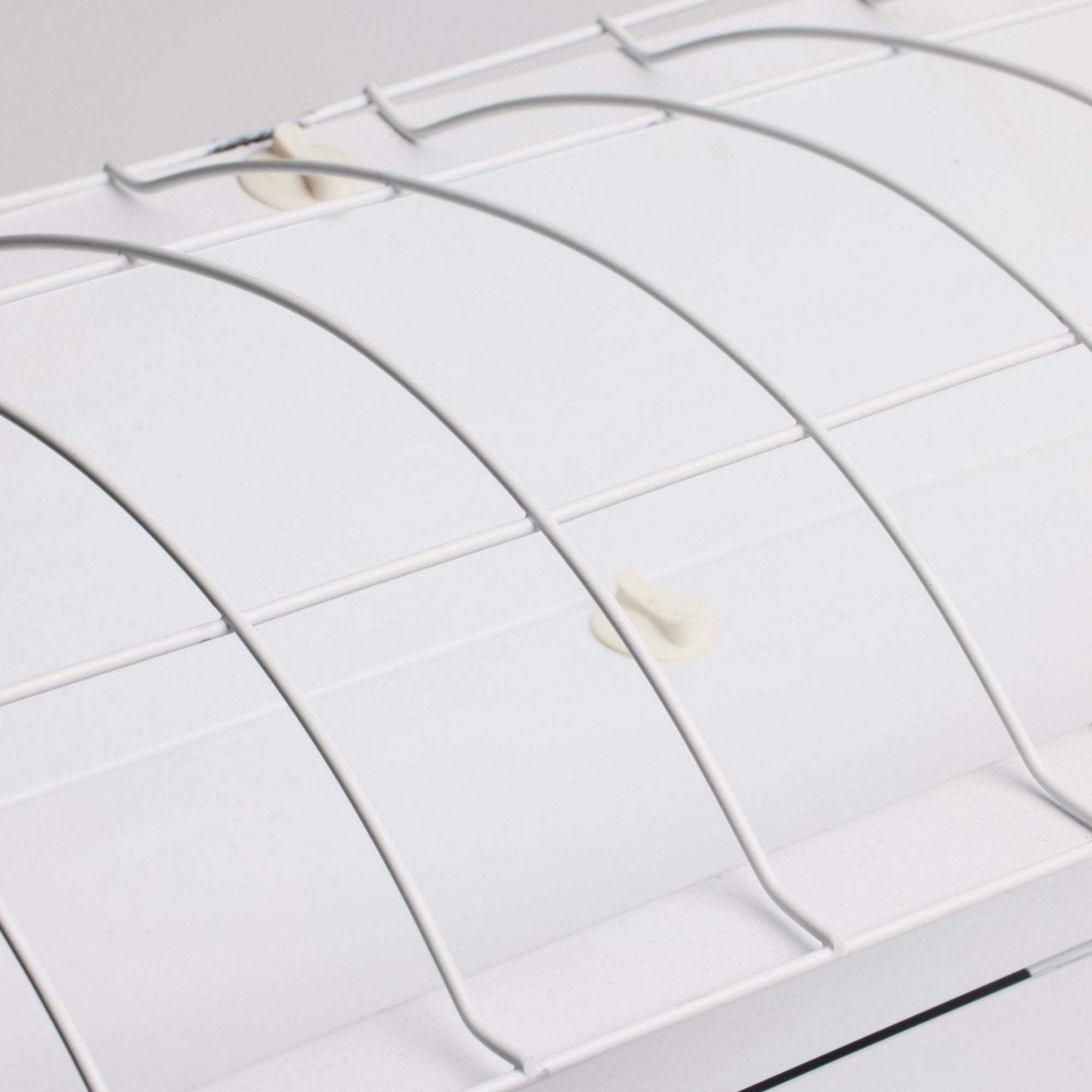 Satco|Nuvo 65-918 4-Foot Add-On Wire Guard for Dual T8 Lamp Ready Fixture Steel White Finish