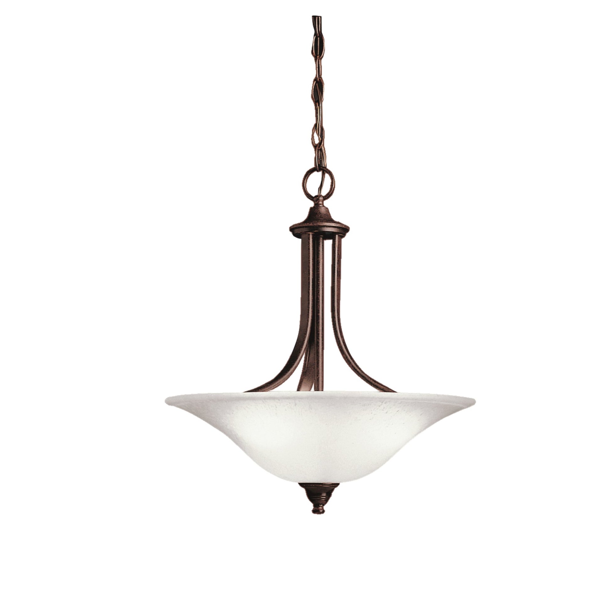 Dover 20" 3-Light Convertible Pendant, Tannery Bronze Finish - Bees Lighting