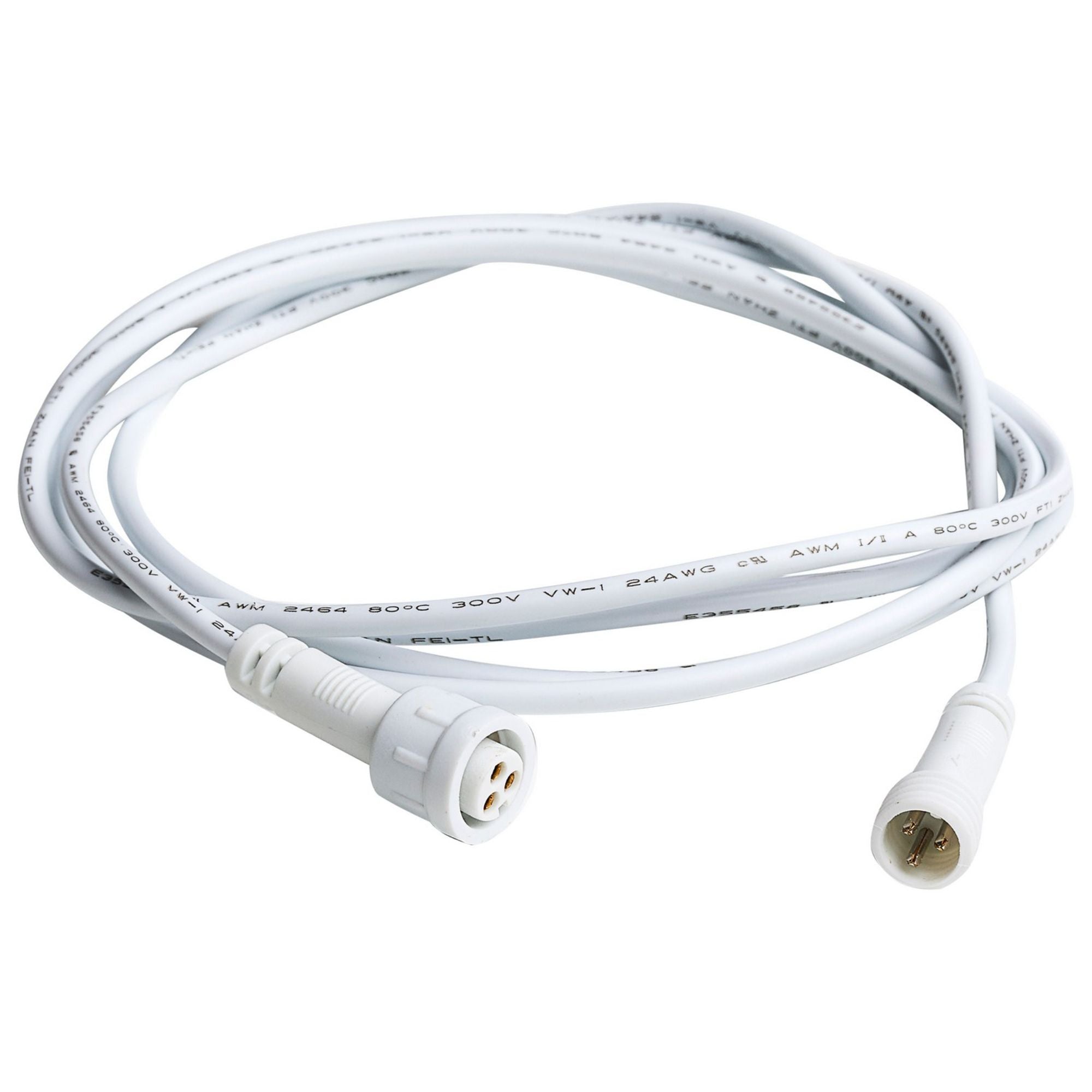 3-Pin 6 Foot Remote Driver Extension Cable For Downlights