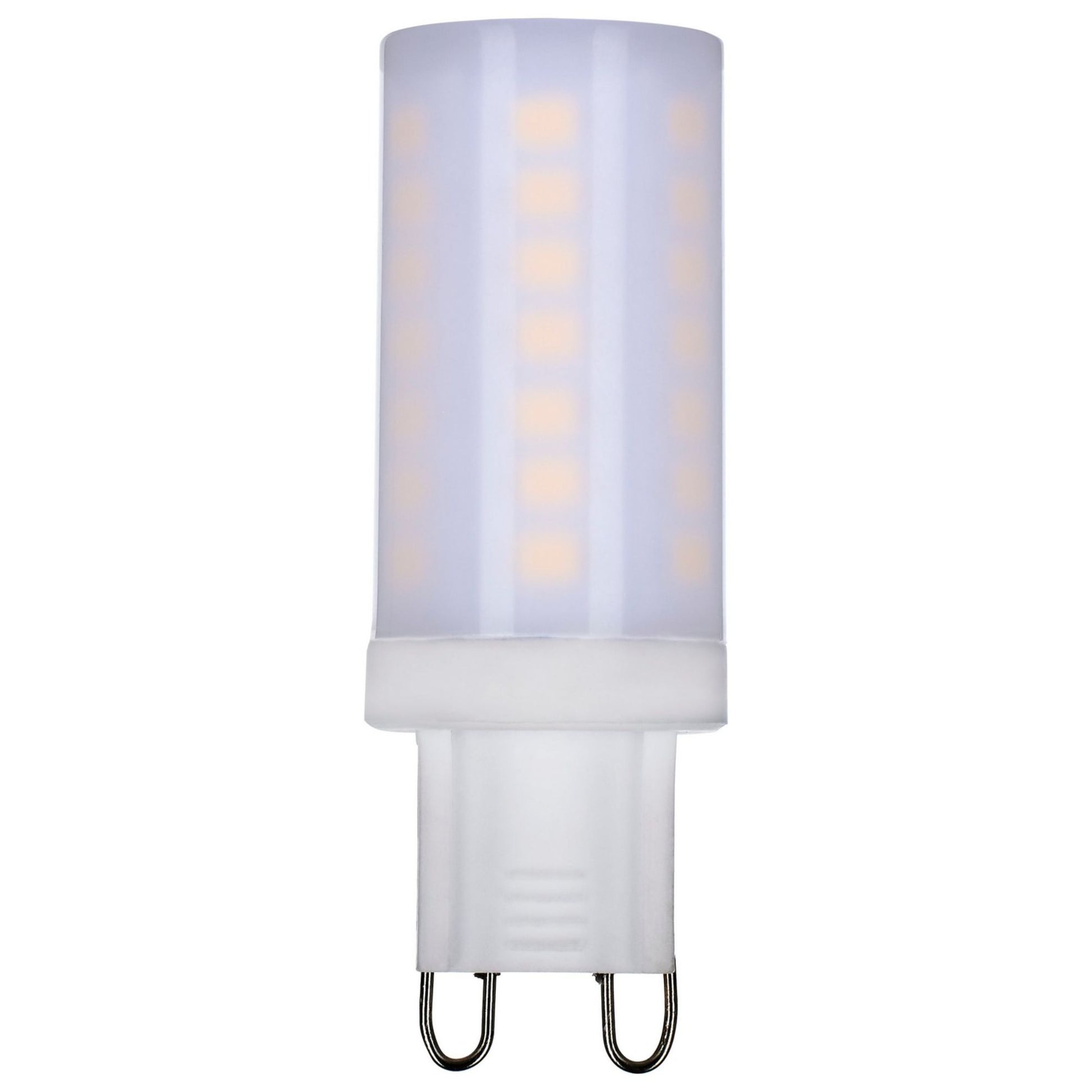 T4 Mini LED Bulb, 5 Watts, 500 Lumens, 3000K, G9 Base, Frosted Finish, 120V - Bees Lighting