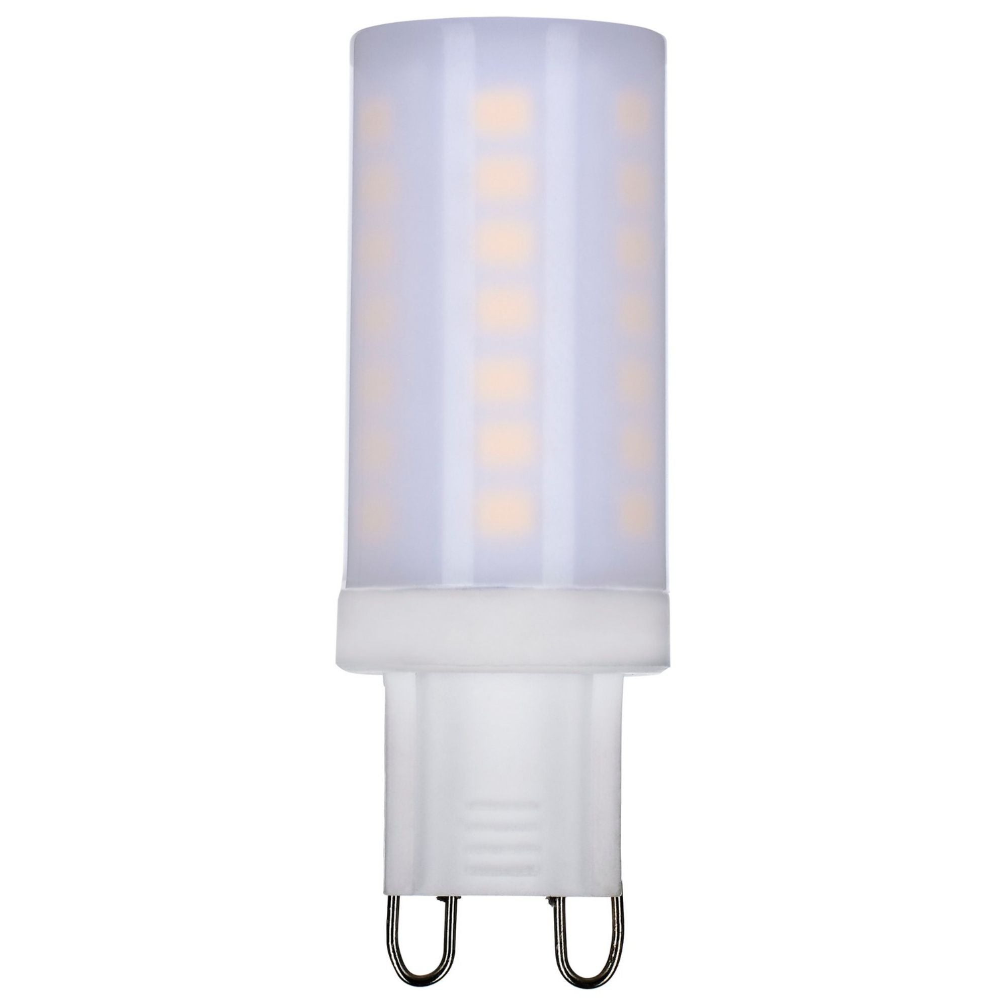 T4 Mini LED Bulb, 5 Watts, 500 Lumens, 3000K, G9 Base, Frosted Finish, 120V - Bees Lighting