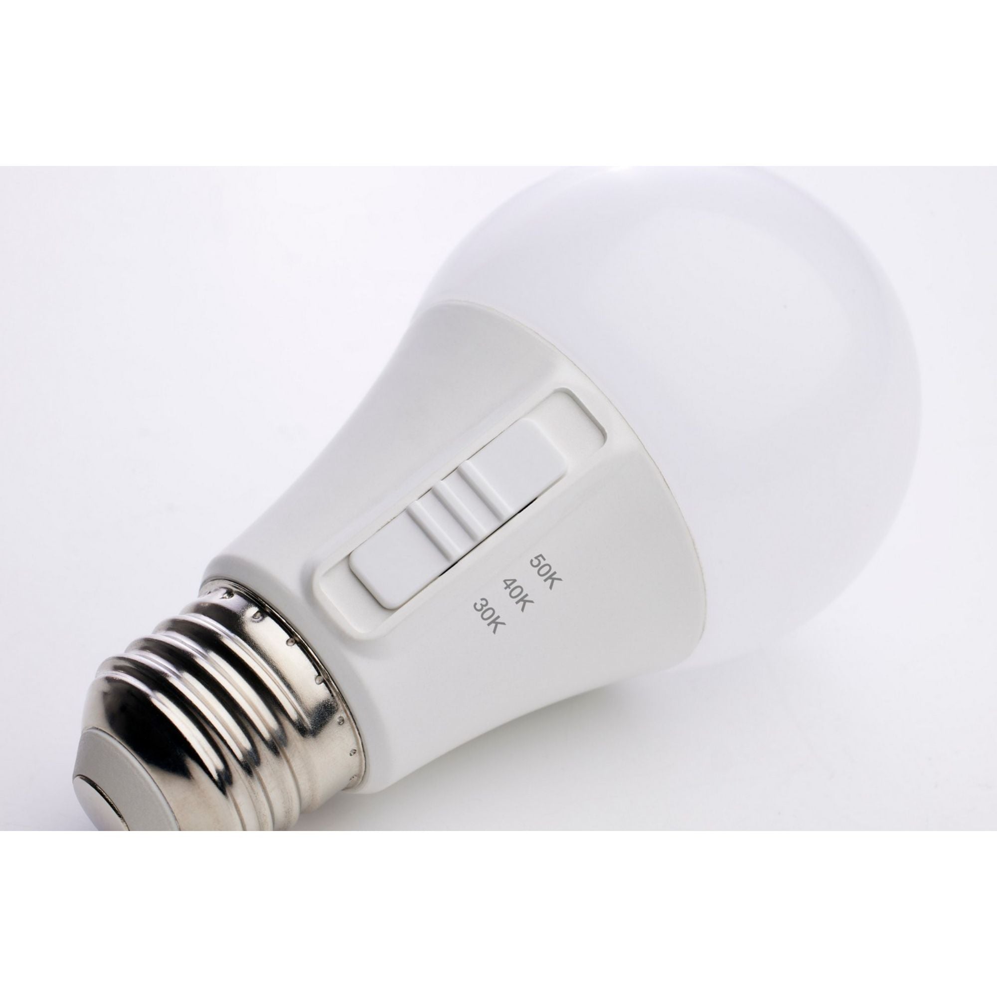 A19 LED Bulb, 9 Watts, 800 Lumens, Selectable 30K|40K|50K, 60W Equal, E26 Medium Base - Bees Lighting
