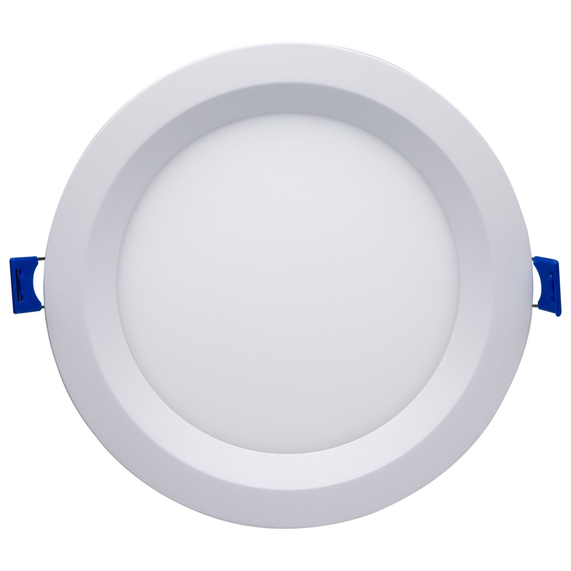 Slim Fit 6" Round Canless LED Recessed Light, 1100 Lm, 5-CCT, White Baffle Trim - Bees Lighting