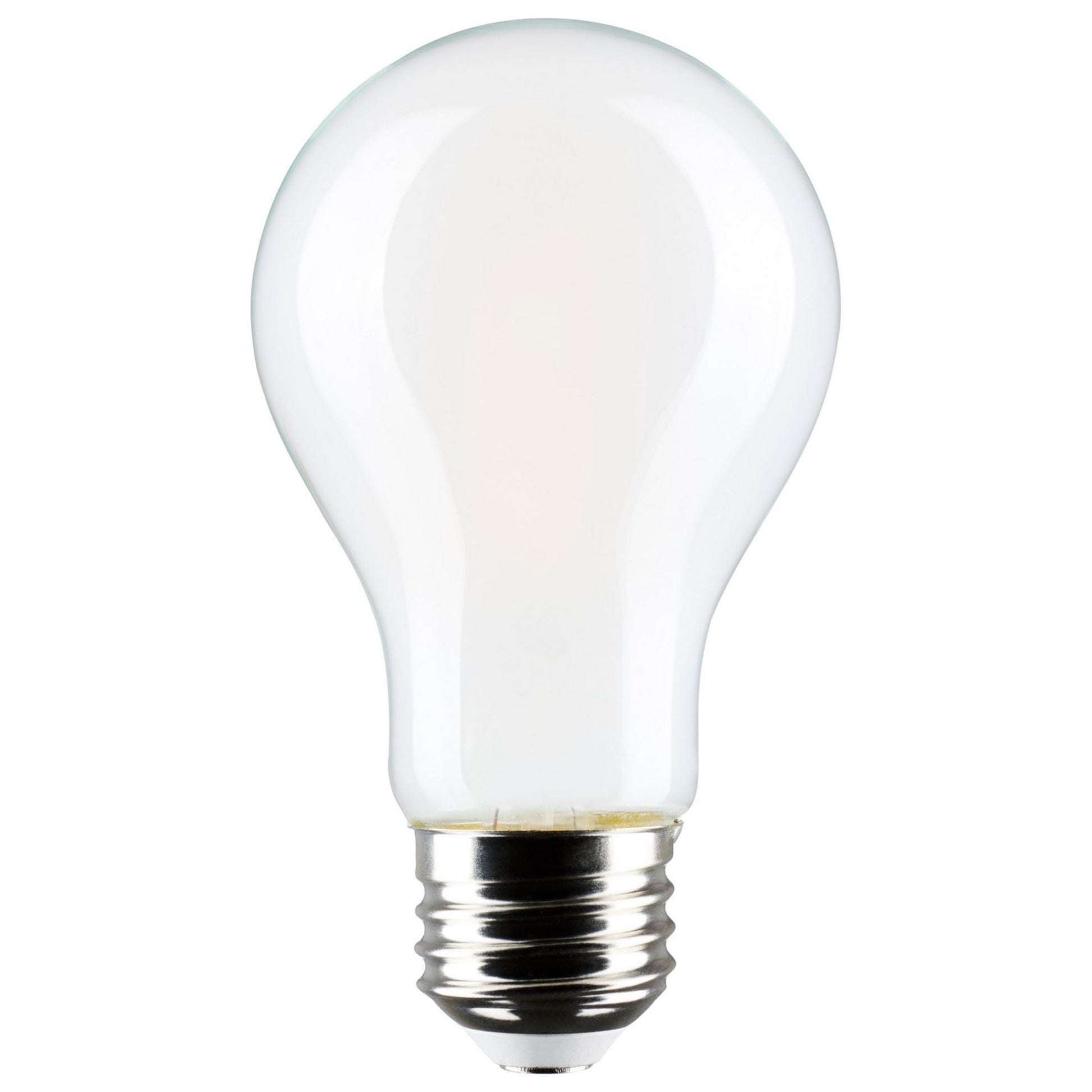 A19 LED Bulb, 60W Equal, 8 Watts, 800 Lumens, 2700K, E26 Medium Base, Frosted Finish, Pack of 4 - Bees Lighting