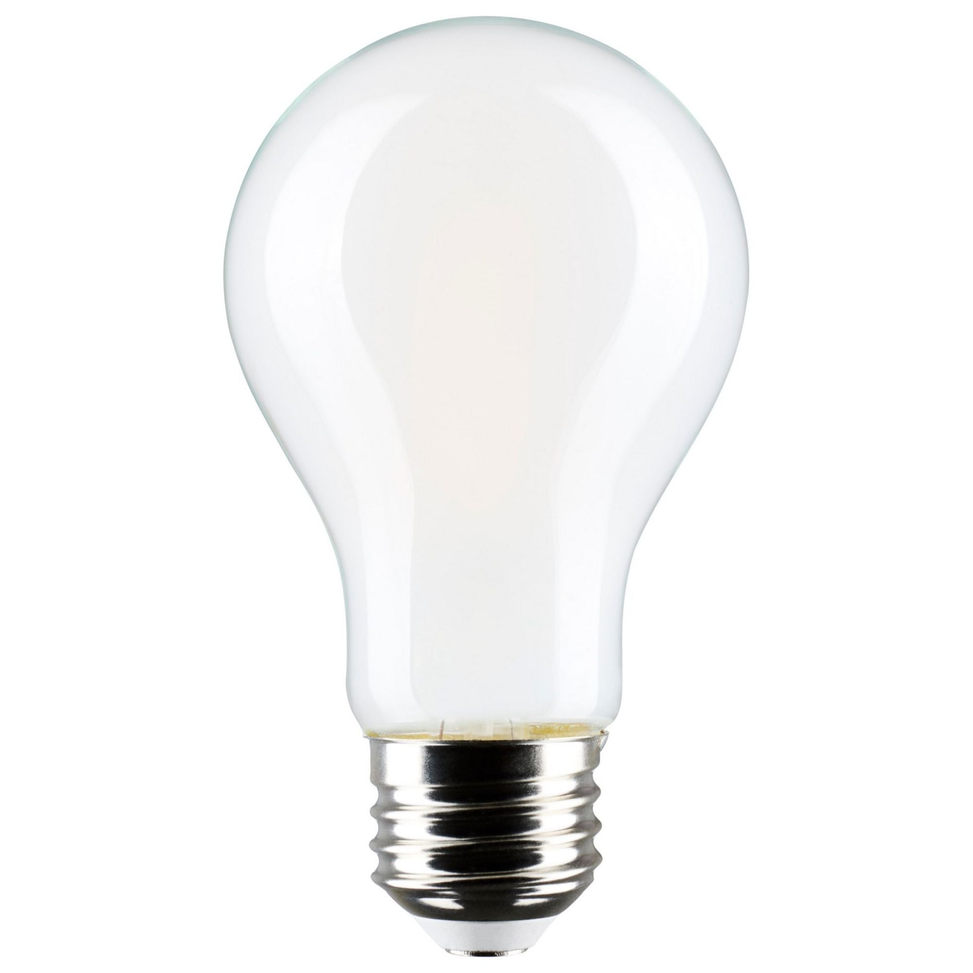A19 LED Bulb, 60W Equal, 8 Watts, 800 Lumens, 3000K, E26 Medium Base, Frosted Finish, Pack of 4