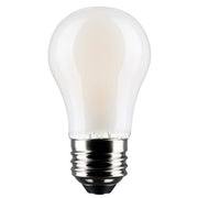 A15 LED Standard Bulb, 6 Watts, 450 Lumens, 2700K, E26 Medium Base, Frosted Finish, Pack of 2 - Bees Lighting