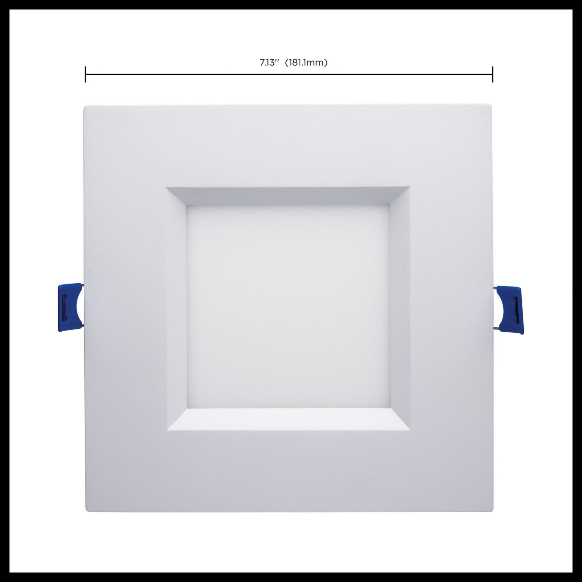 Starfish 6" Smart LED Downlight, 750lm, RGB, Square Regress Trim - Bees Lighting