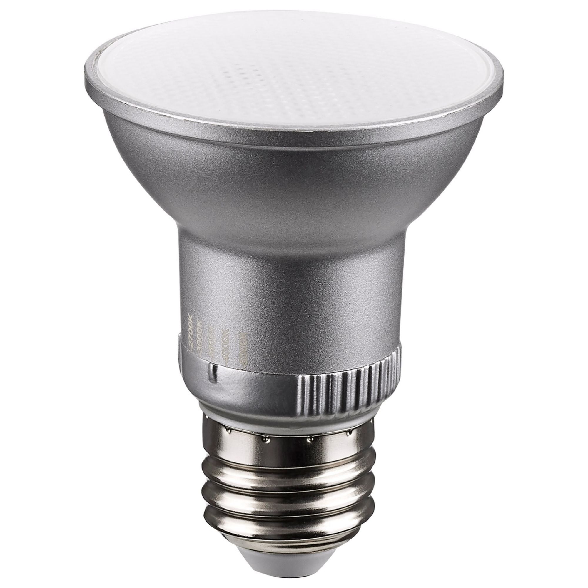 PAR20 LED Bulb, 500 Lumens, 50W Equal, Selectable 2700K to 5000K, E26 Base, 25° Spot