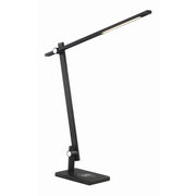 Task Portables LED Table Lamp, Anodized Brush Coal Finish, Wireless Charger - Bees Lighting