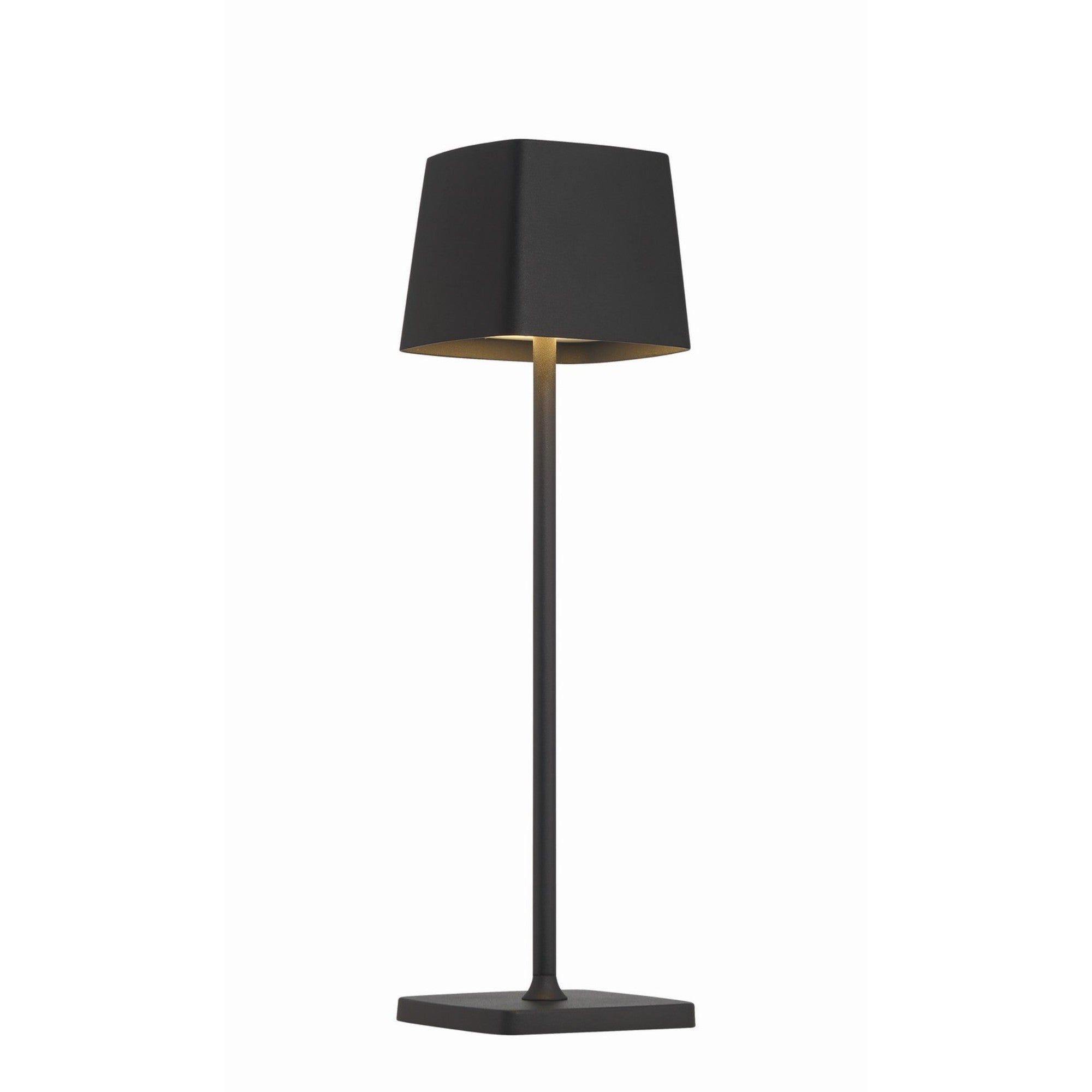 Task Portables LED Table Lamp with Battery, Coal Finish - Bees Lighting