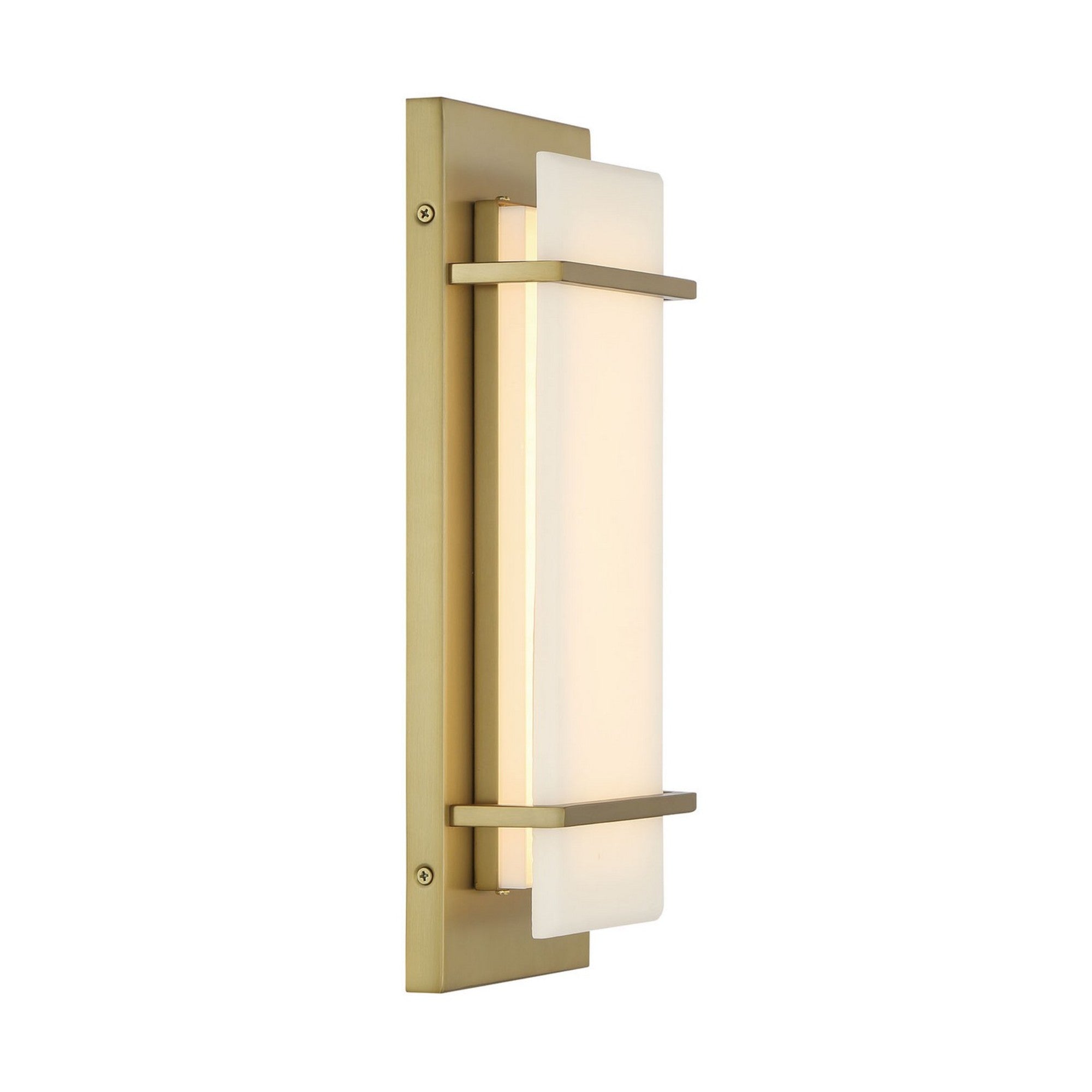 Tarnos 16" LED Wall Sconce, Soft Brass Finish - Bees Lighting