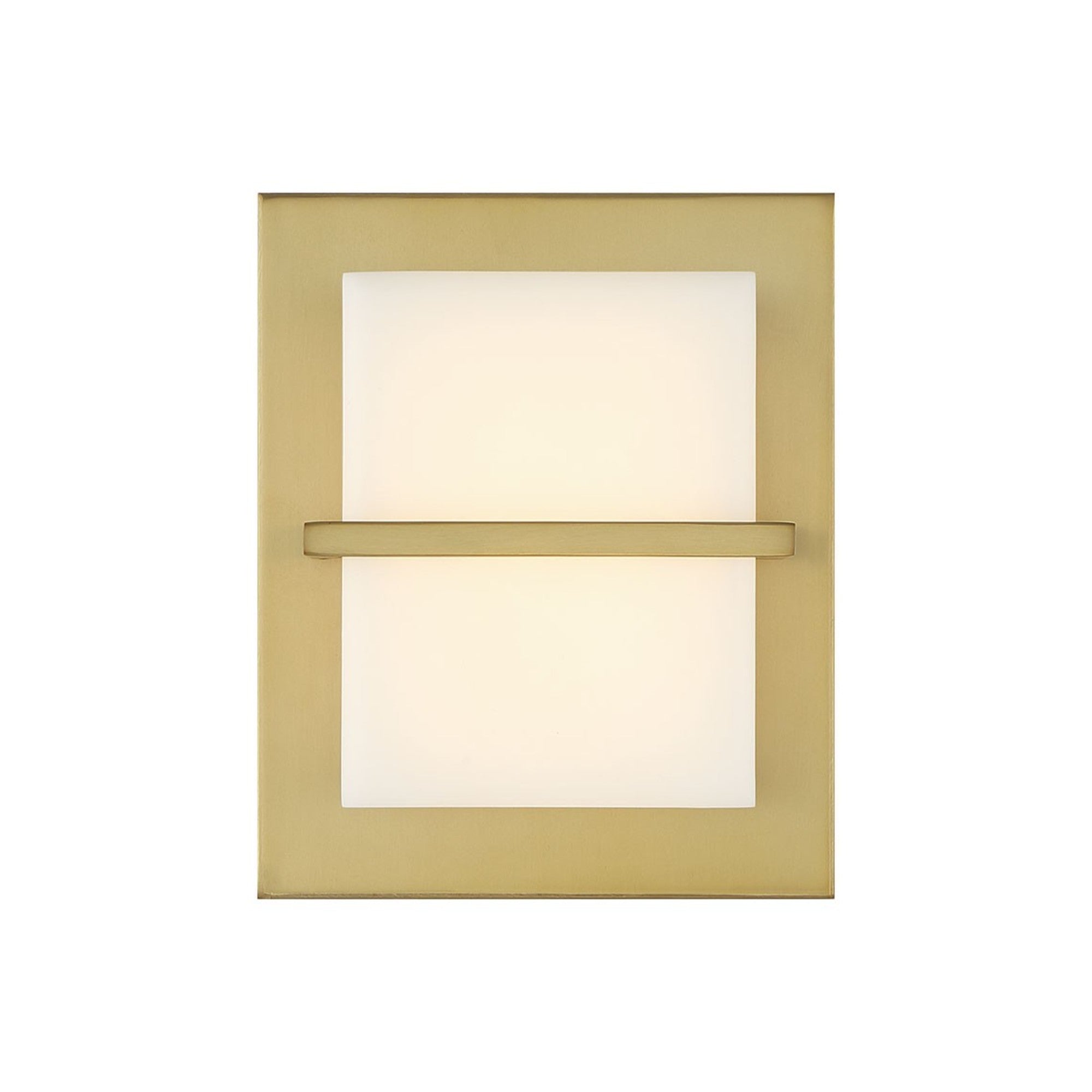 Tarnos 8" LED Wall Sconce, Soft Brass Finish - Bees Lighting