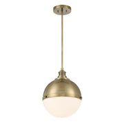 Vorey 13" Pendant, Oxidized Aged Brass Finish - Bees Lighting