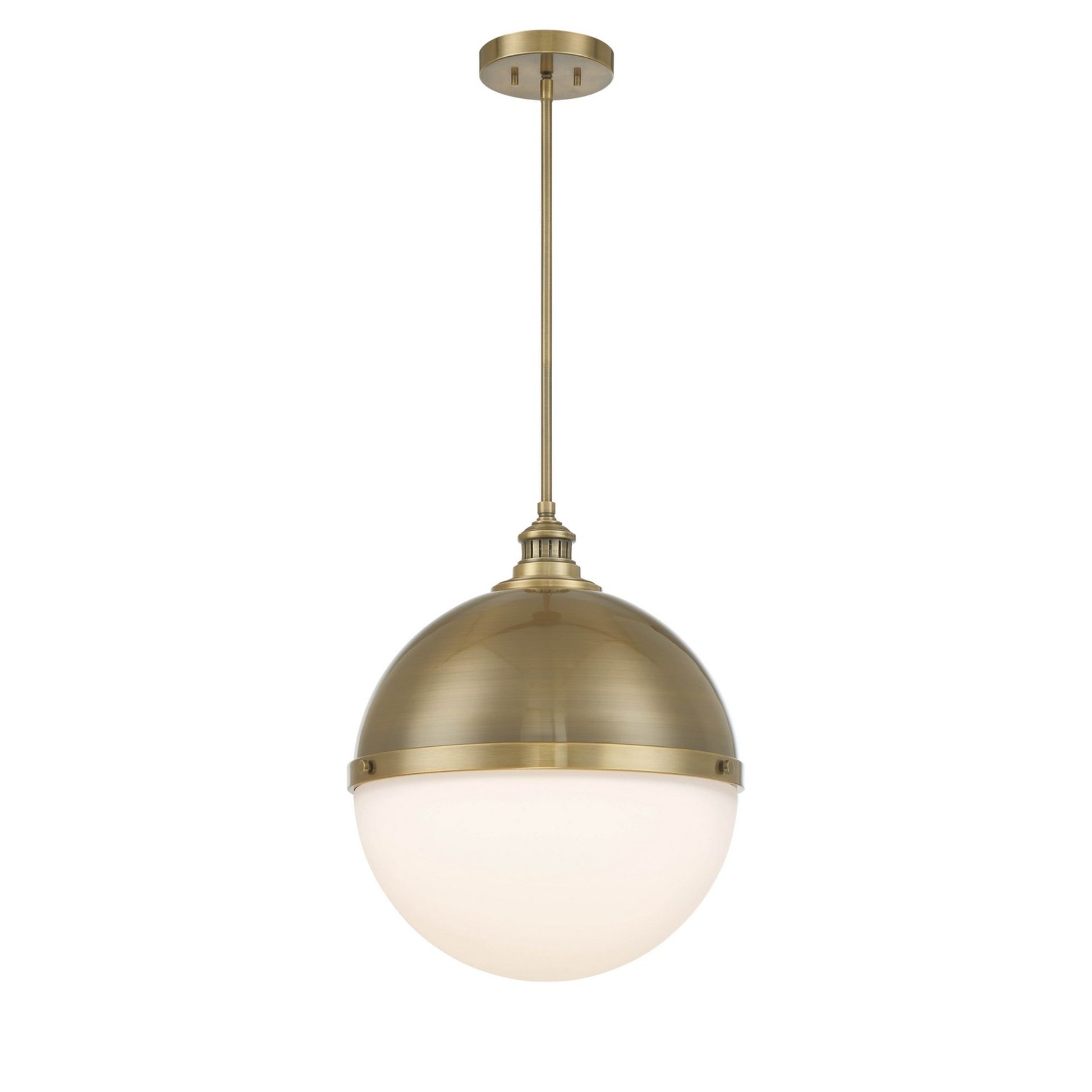 Vorey 18" Pendant, Oxidized Aged Brass Finish - Bees Lighting