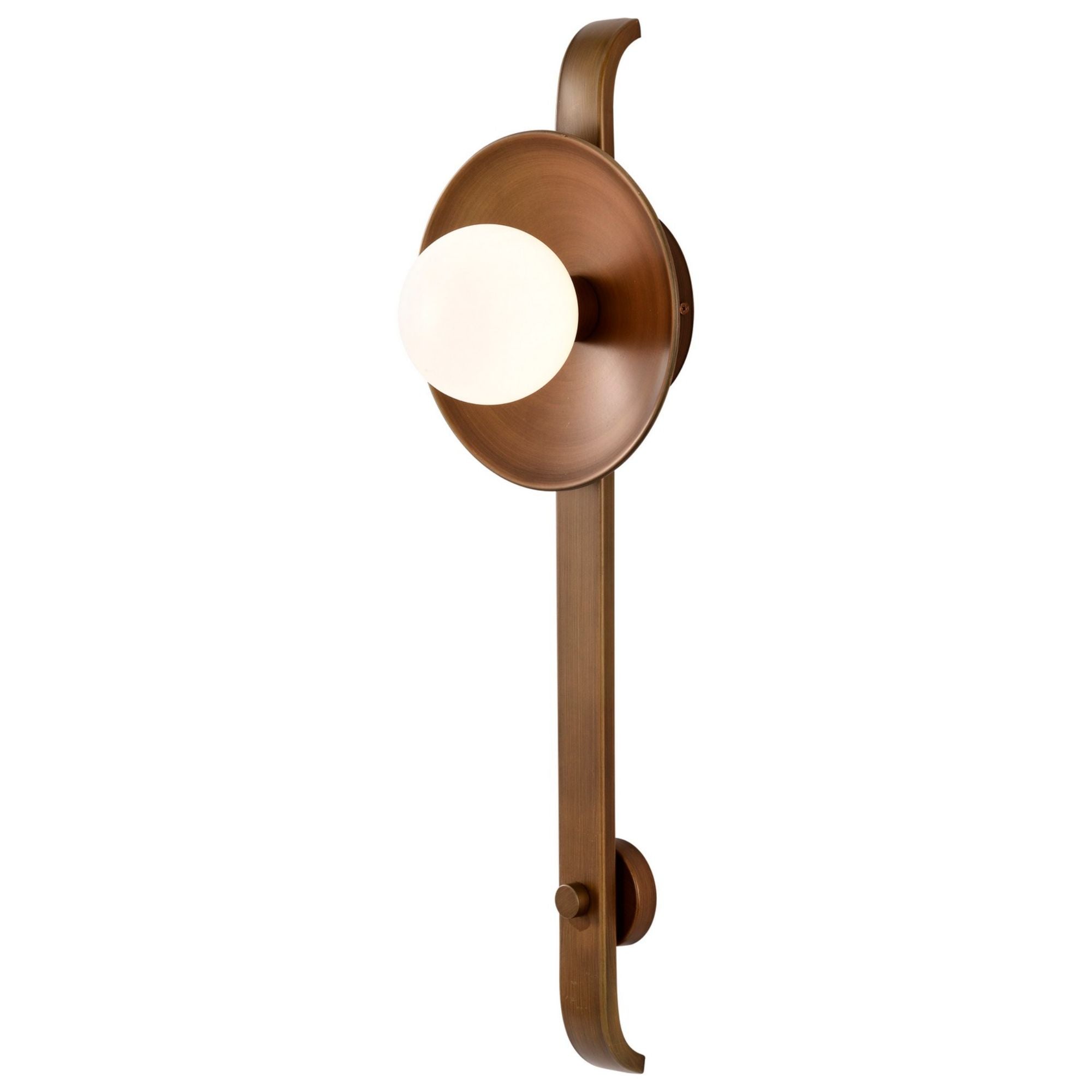 Colby 24 in. Wall Sconce Natural Brass Finish