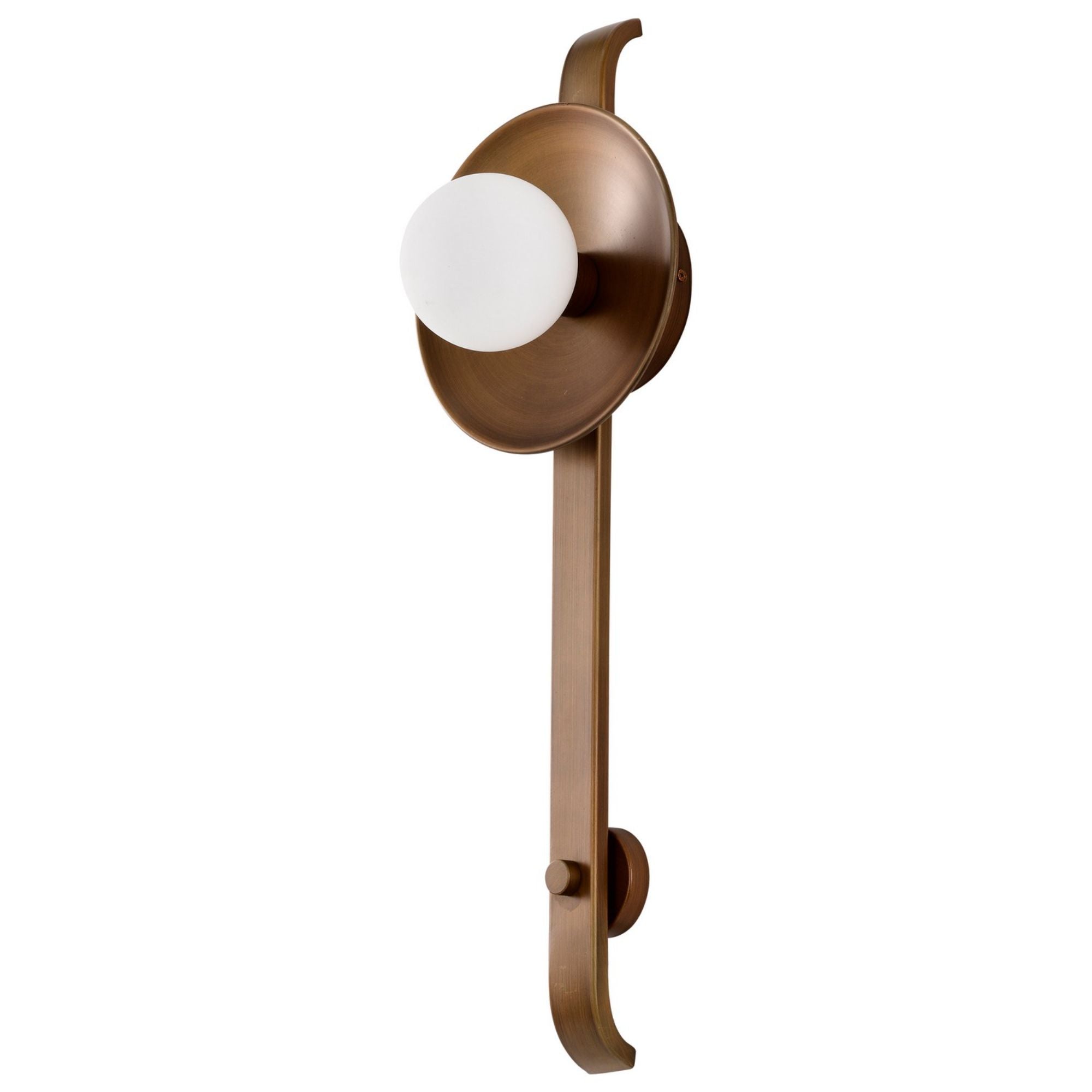 Colby 24" Wall Sconce, Natural Brass Finish - Bees Lighting