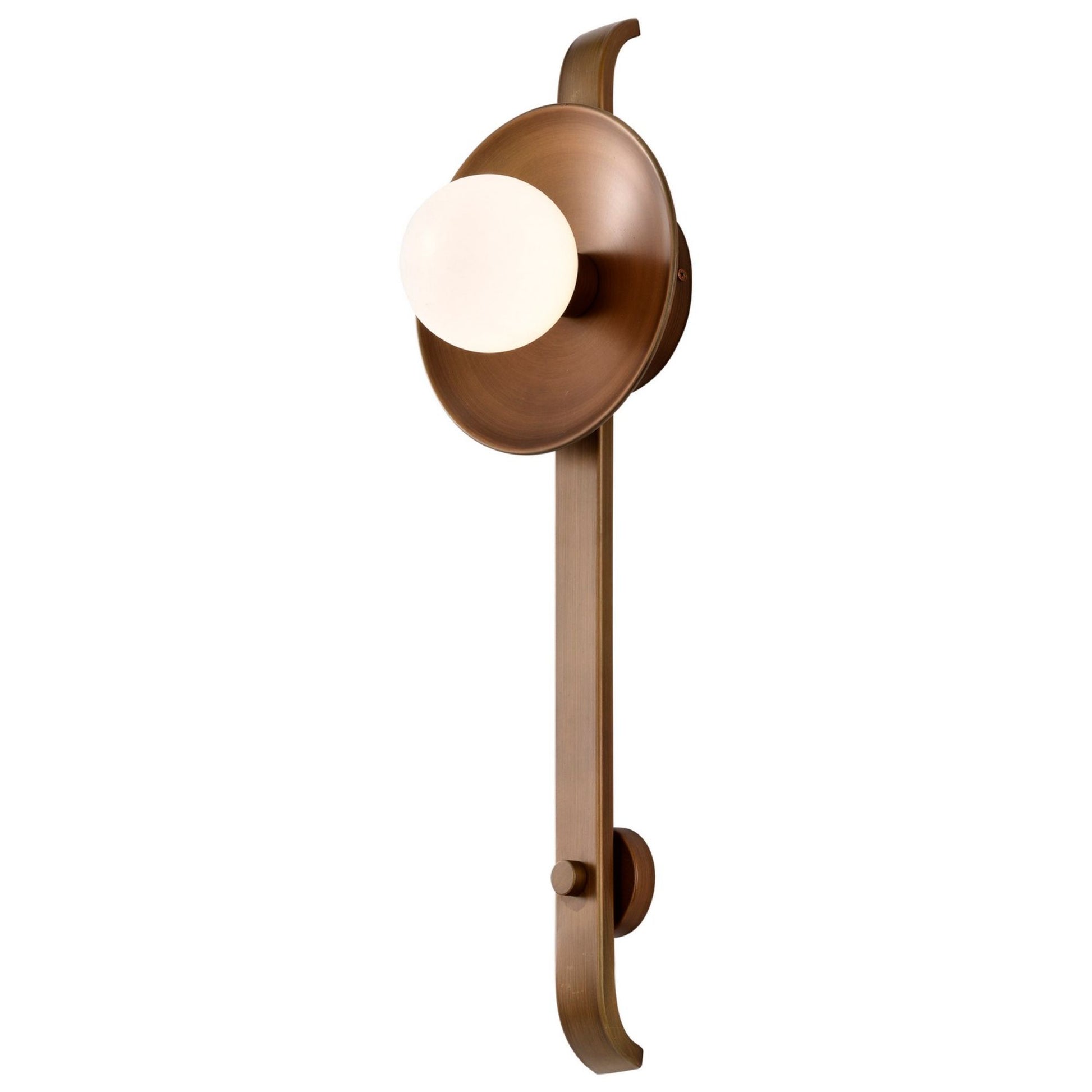 Colby 24" Wall Sconce, Natural Brass Finish - Bees Lighting