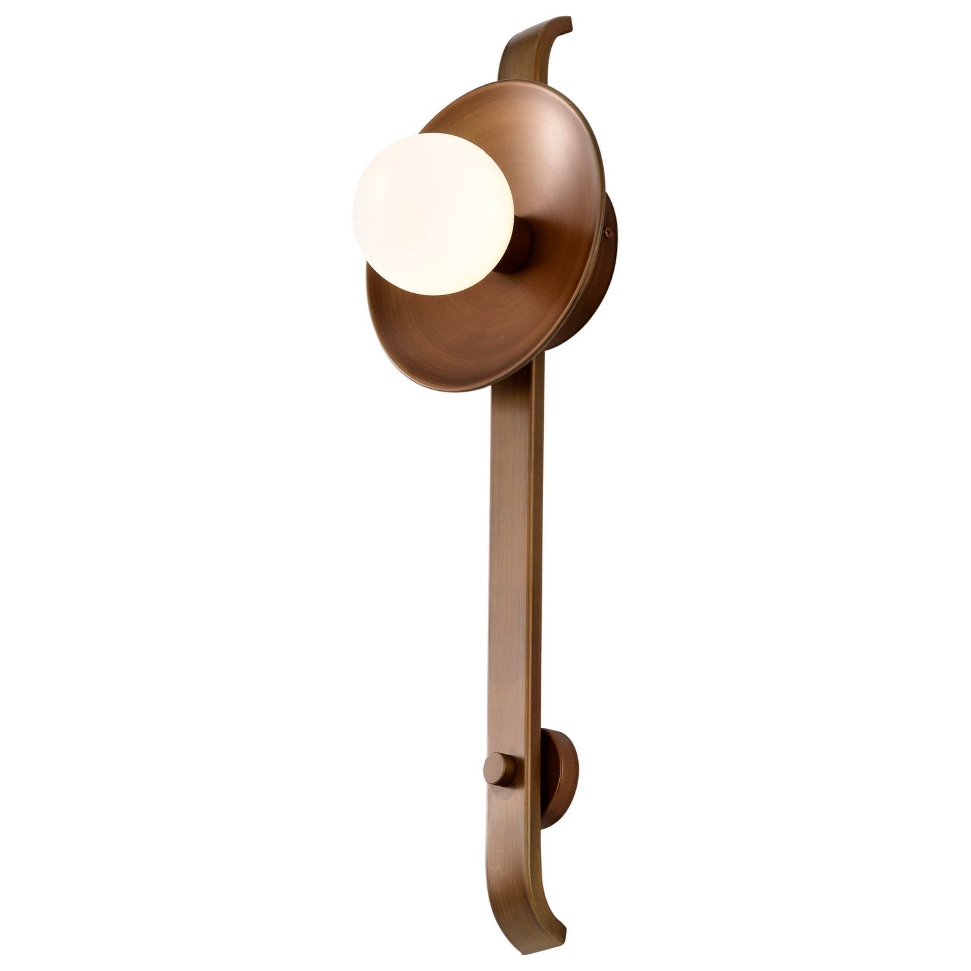 Colby 24" Wall Sconce, Natural Brass Finish - Bees Lighting