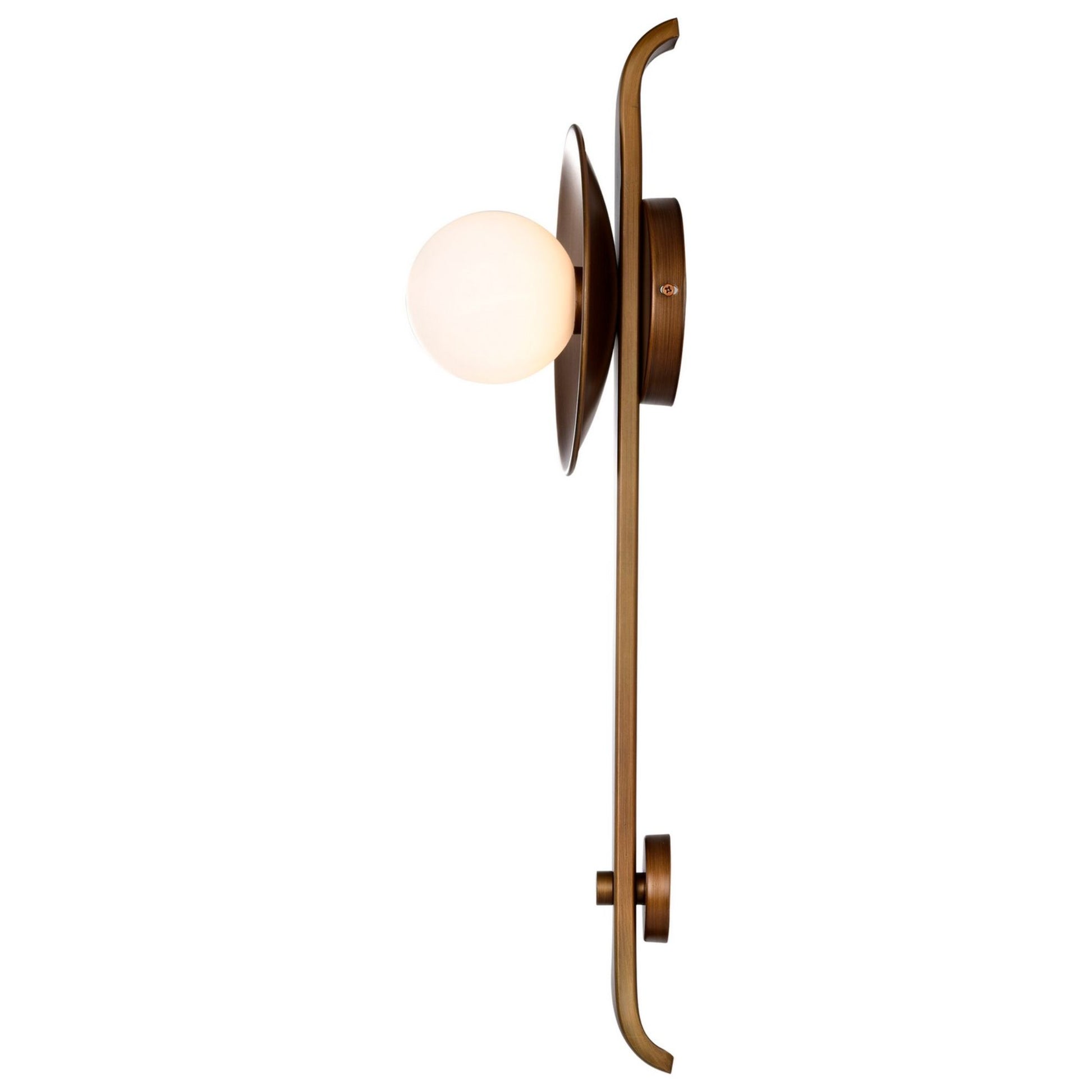 Colby 24" Wall Sconce, Natural Brass Finish - Bees Lighting