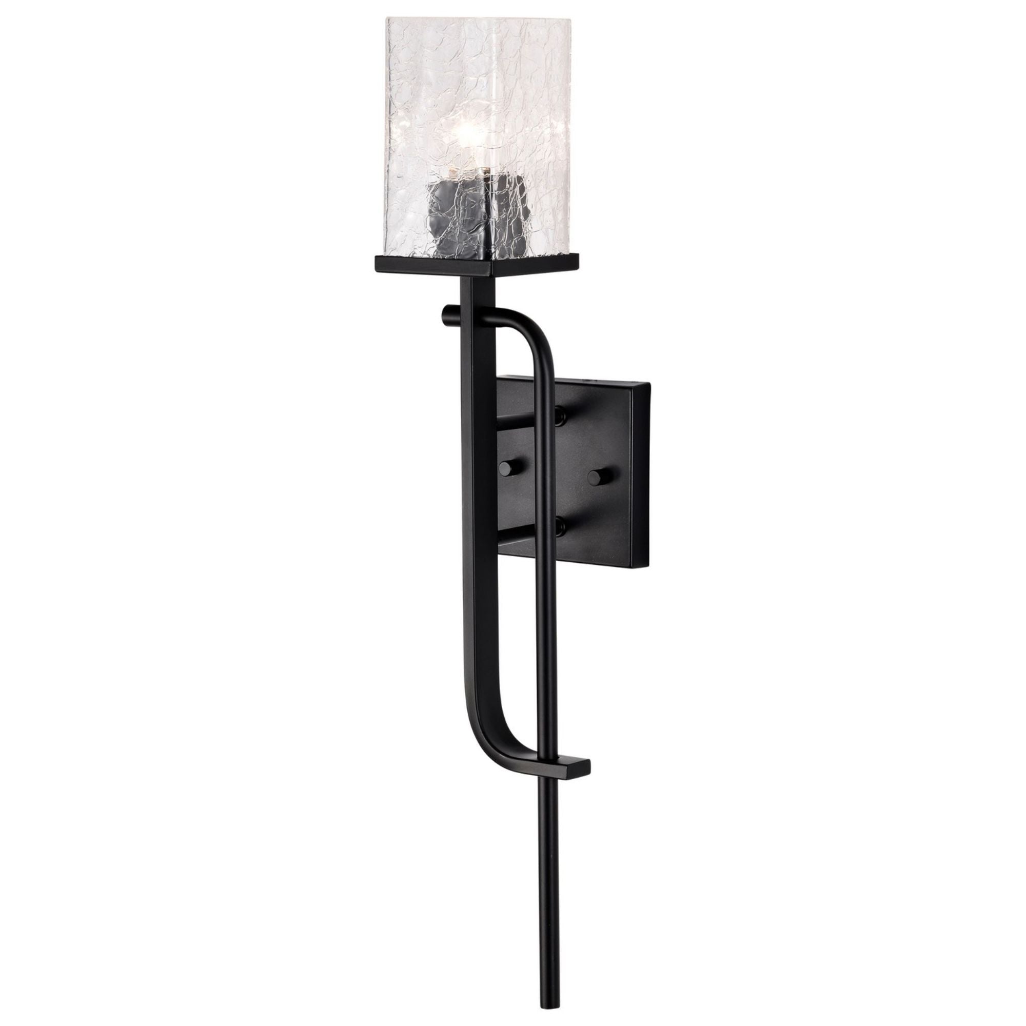 Terrace 24 in. Wall Sconce Matte Black Finish