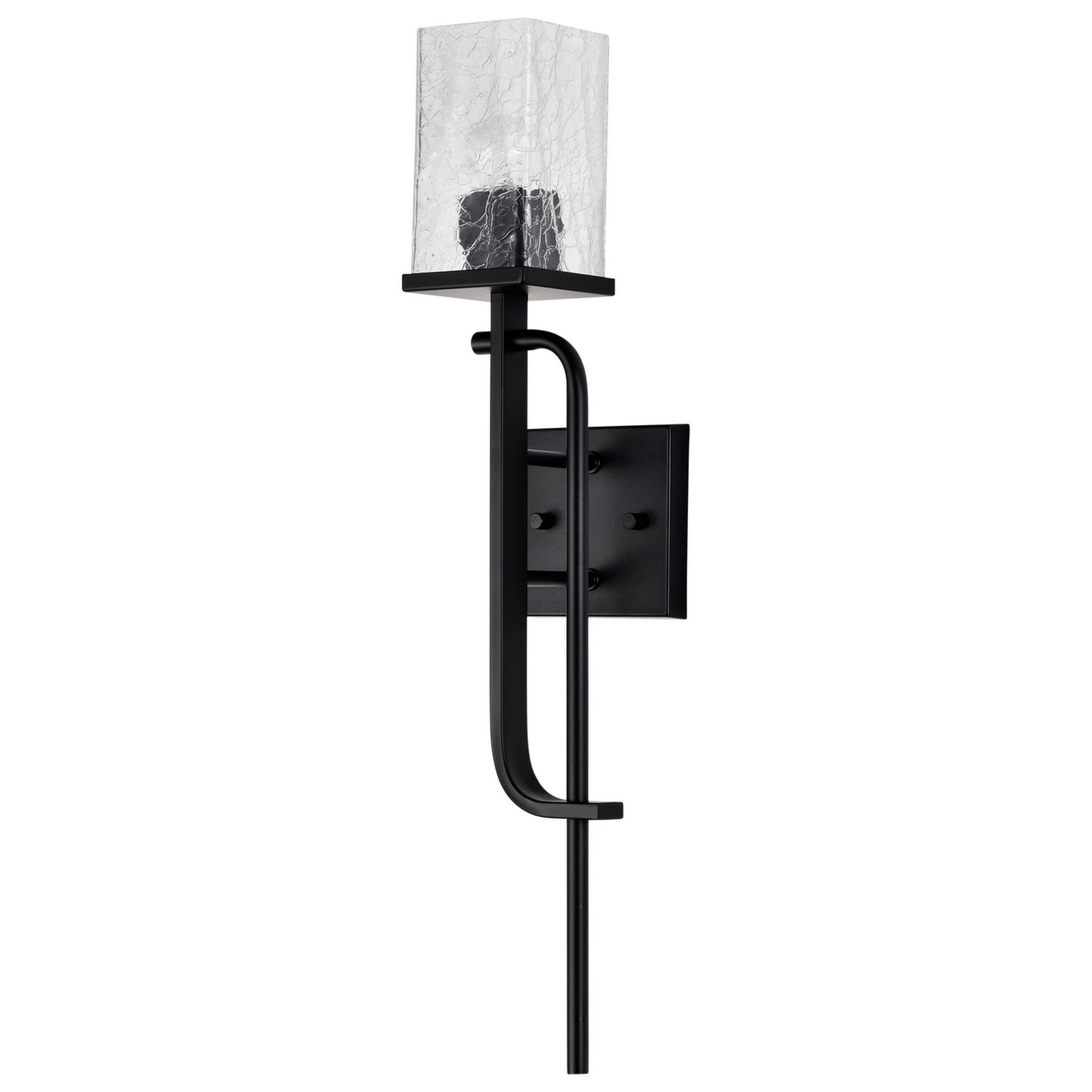 Terrace 24" Wall Sconce, Matte Black Finish - Bees Lighting
