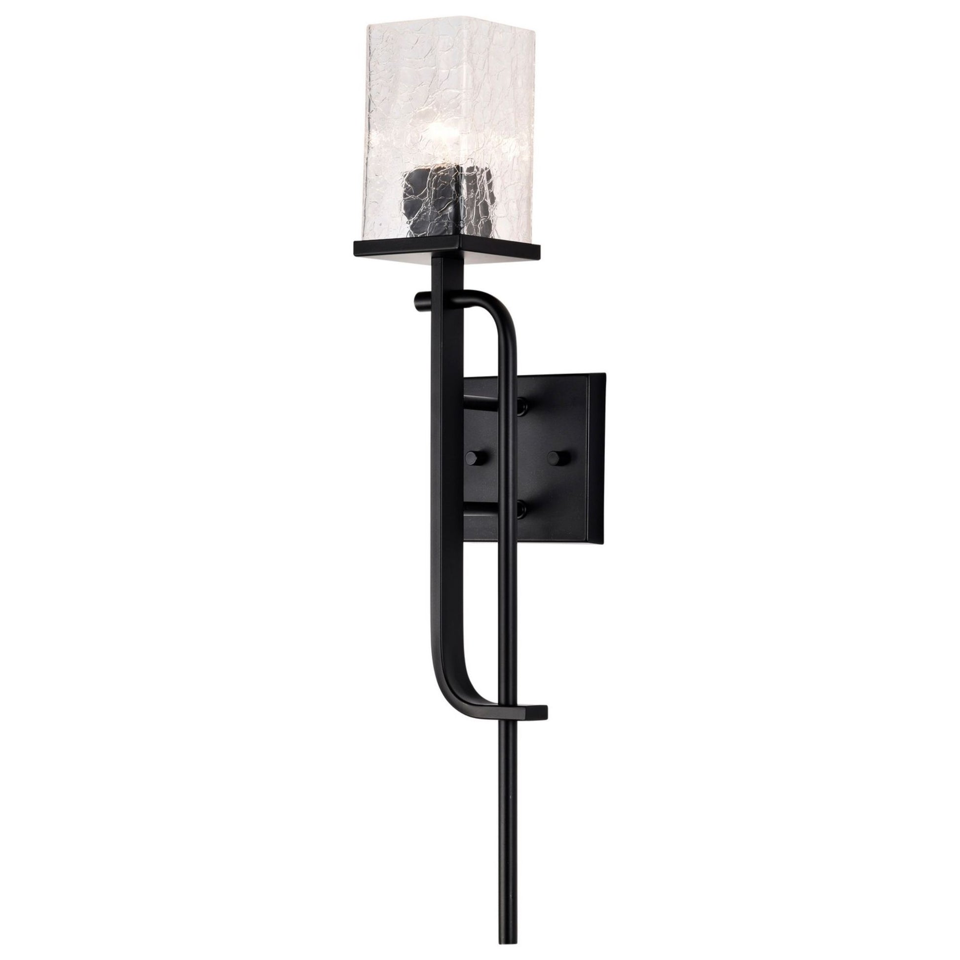 Terrace 24" Wall Sconce, Matte Black Finish - Bees Lighting