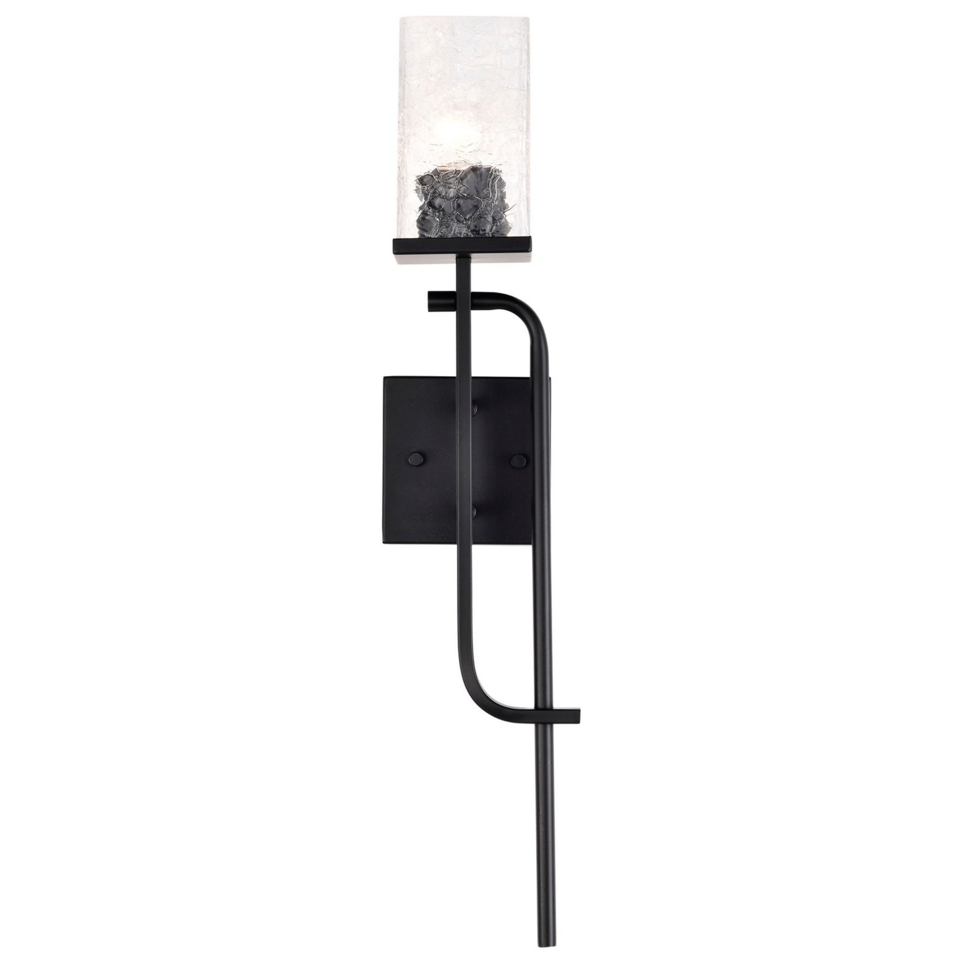 Terrace 24" Wall Sconce, Matte Black Finish - Bees Lighting