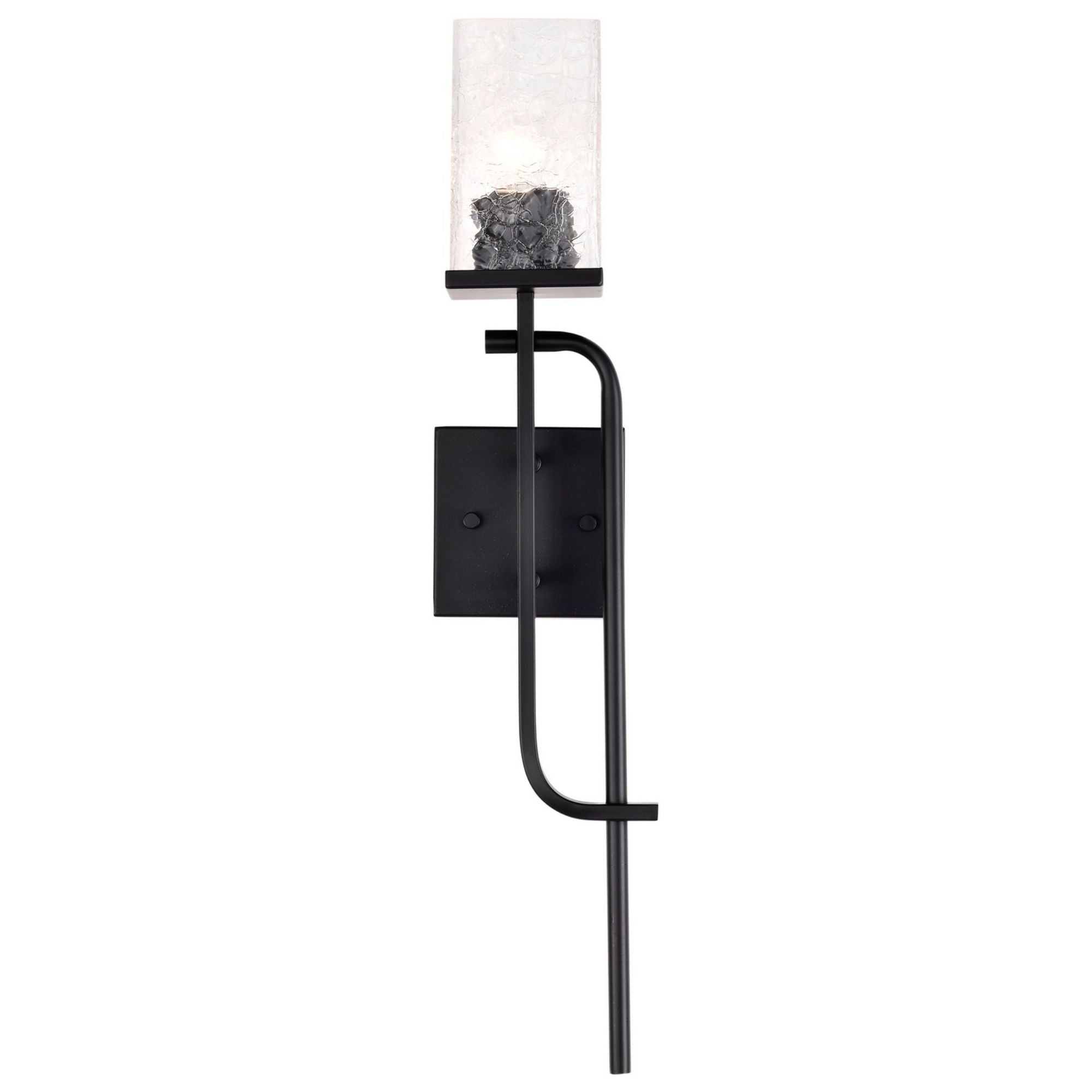 Terrace 24" Wall Sconce, Matte Black Finish - Bees Lighting