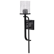 Terrace 24 in. 1 Light Wall Sconce, Crackel Glass - Bees Lighting