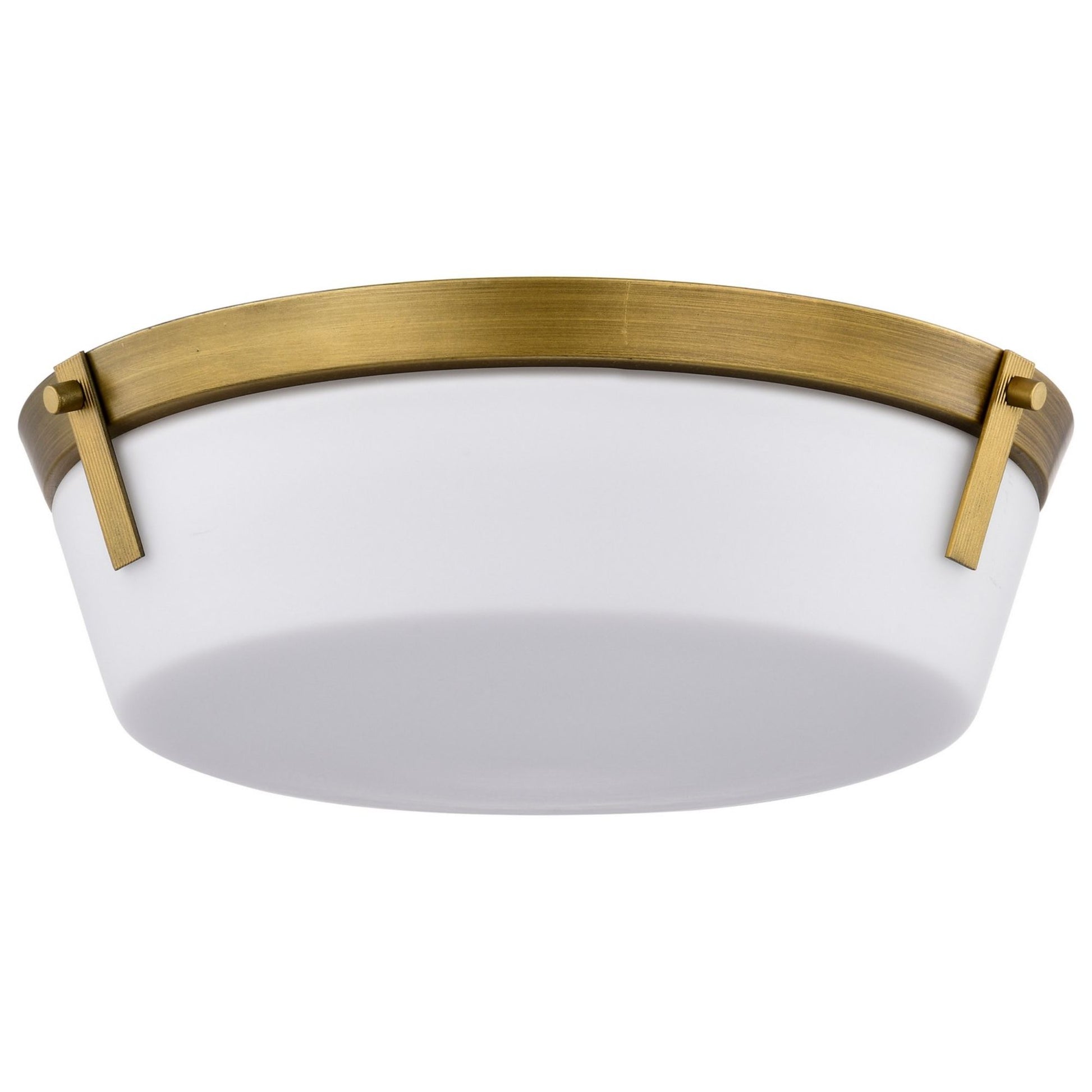 Rowen Flush Mount Light, Etched White Glass - Bees Lighting