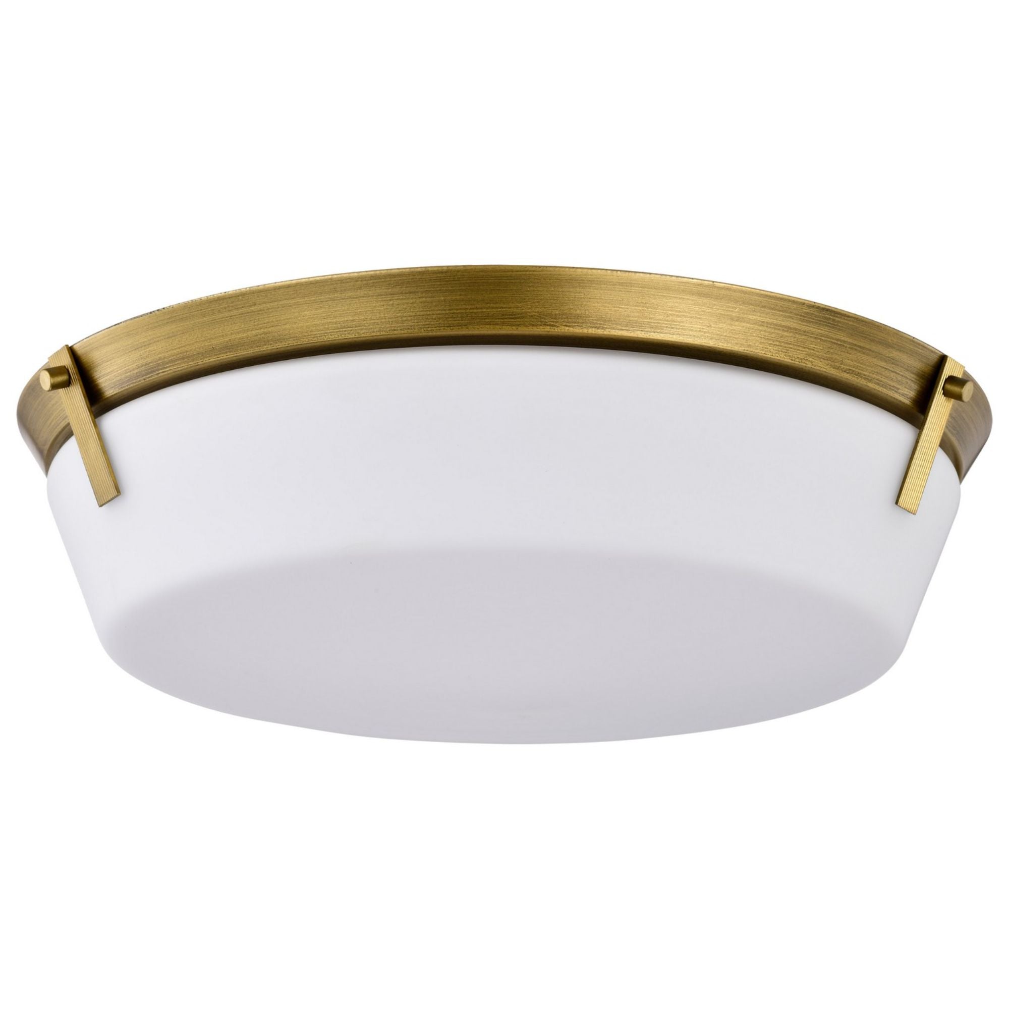 Rowen Flush Mount Light, Etched White Glass - Bees Lighting