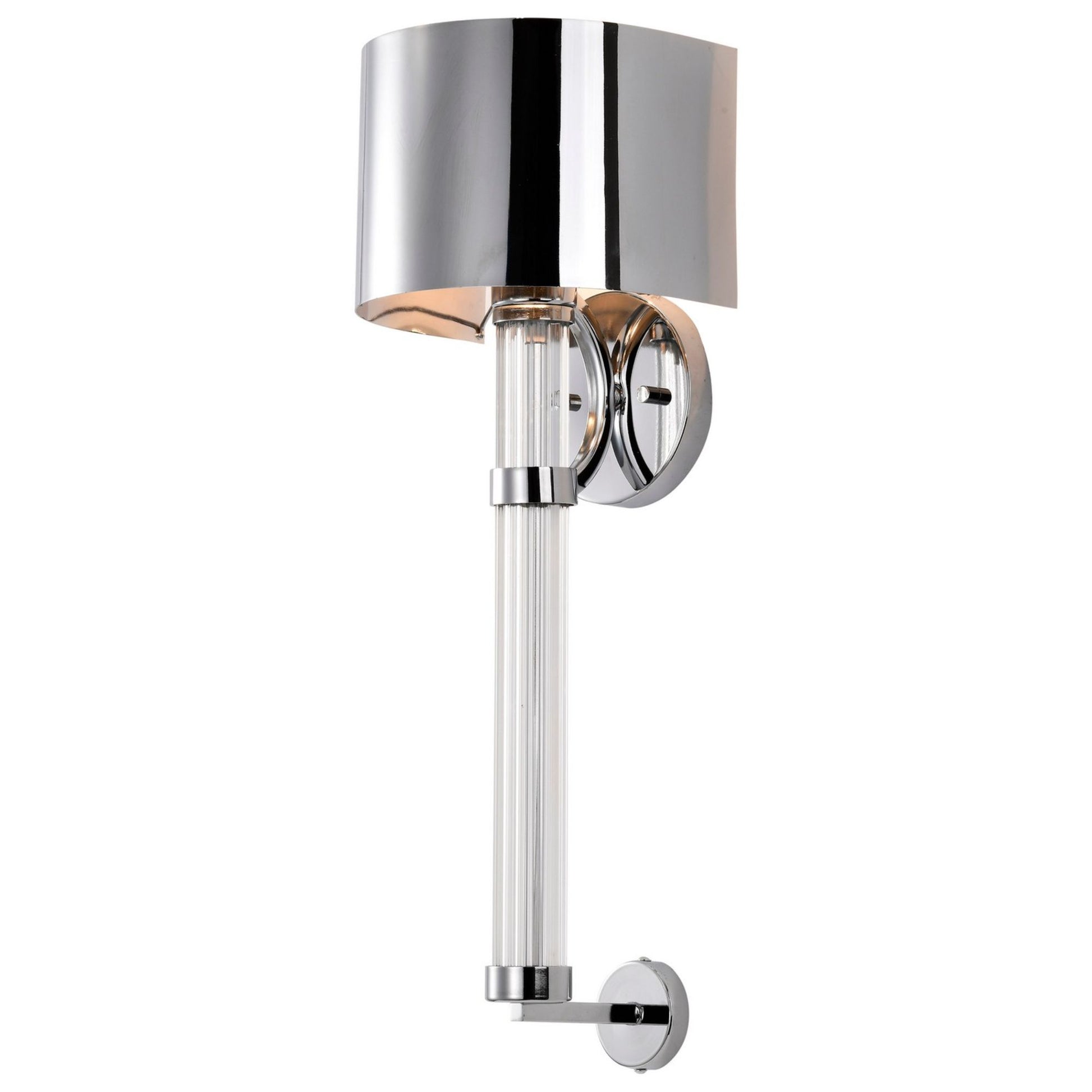 Teagon 23" Wall Sconce, Polished Nickel Finish - Bees Lighting