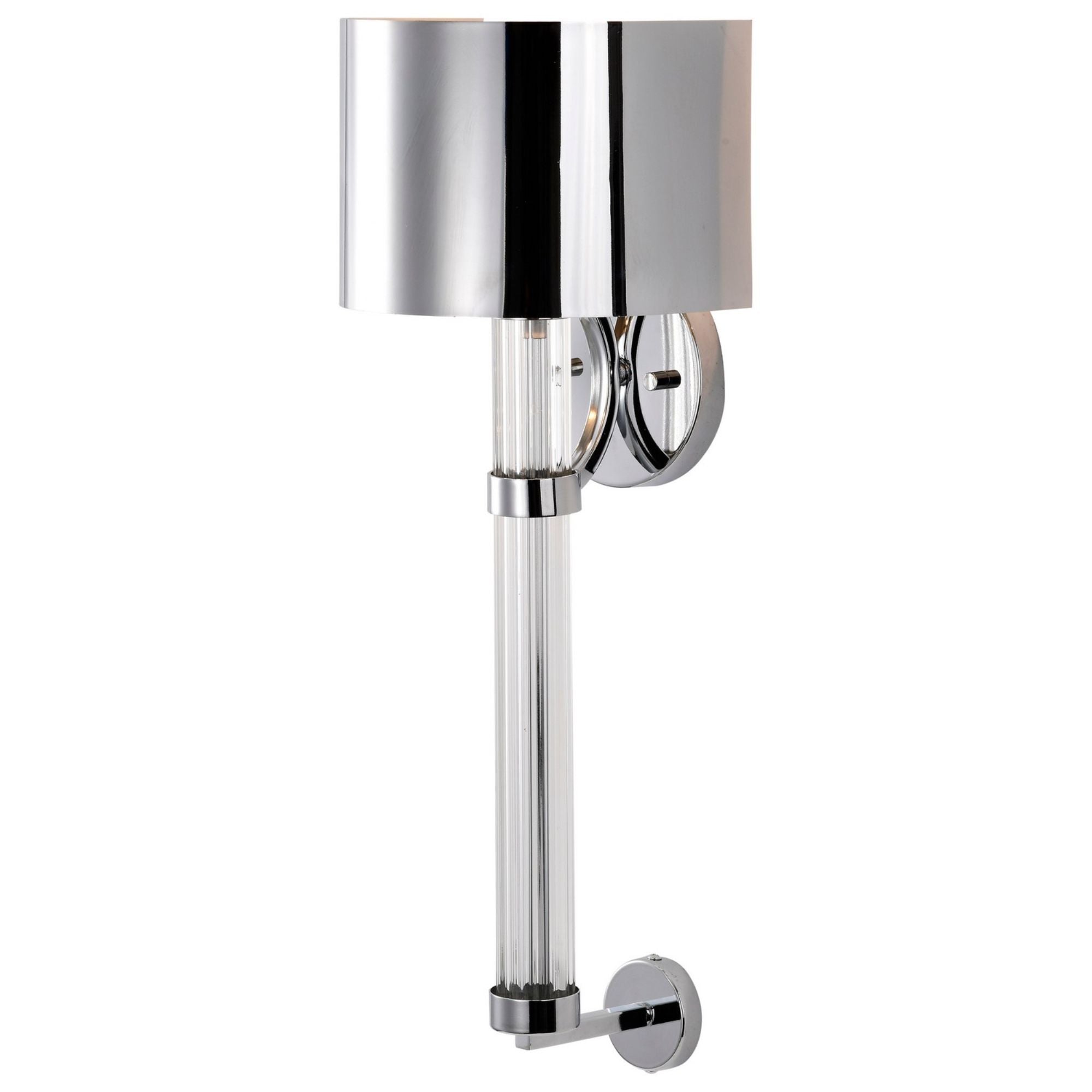 Teagon 23" Wall Sconce, Polished Nickel Finish - Bees Lighting