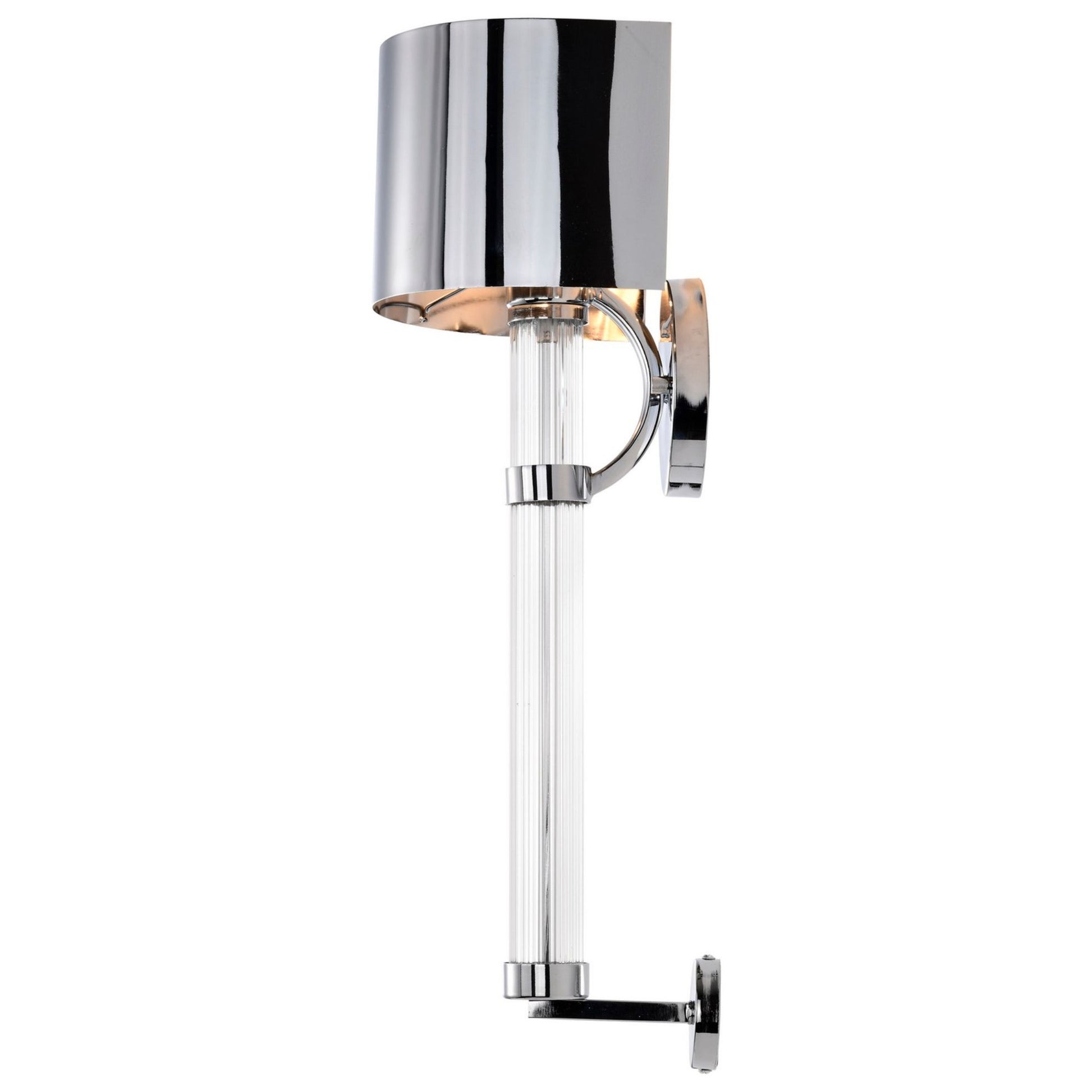 Teagon 23" Wall Sconce, Polished Nickel Finish - Bees Lighting